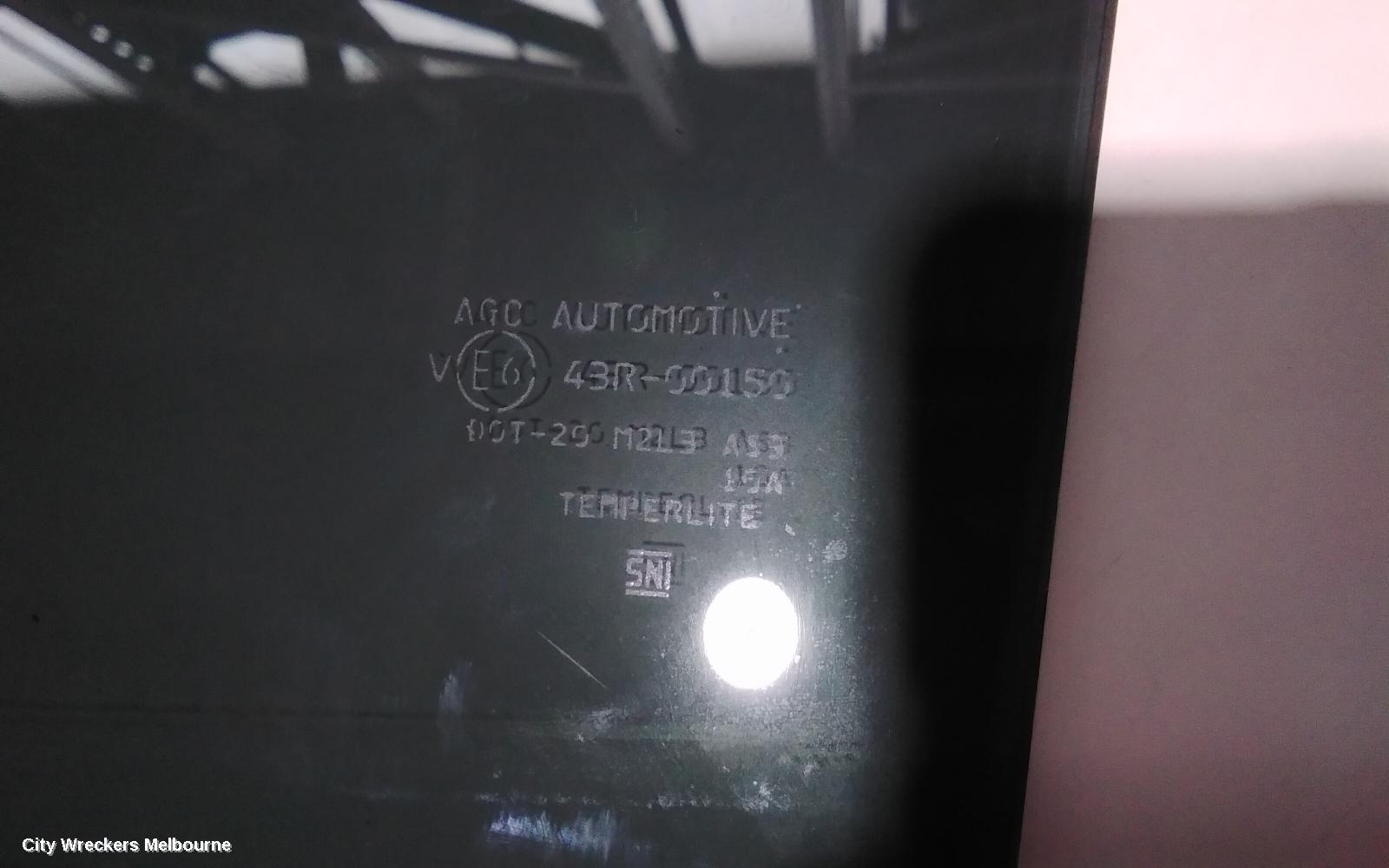 MITSUBISHI ECLIPSE CROSS RIGHT REAR DOOR WINDOW, YA-YB, 11/2017 ONWARDS