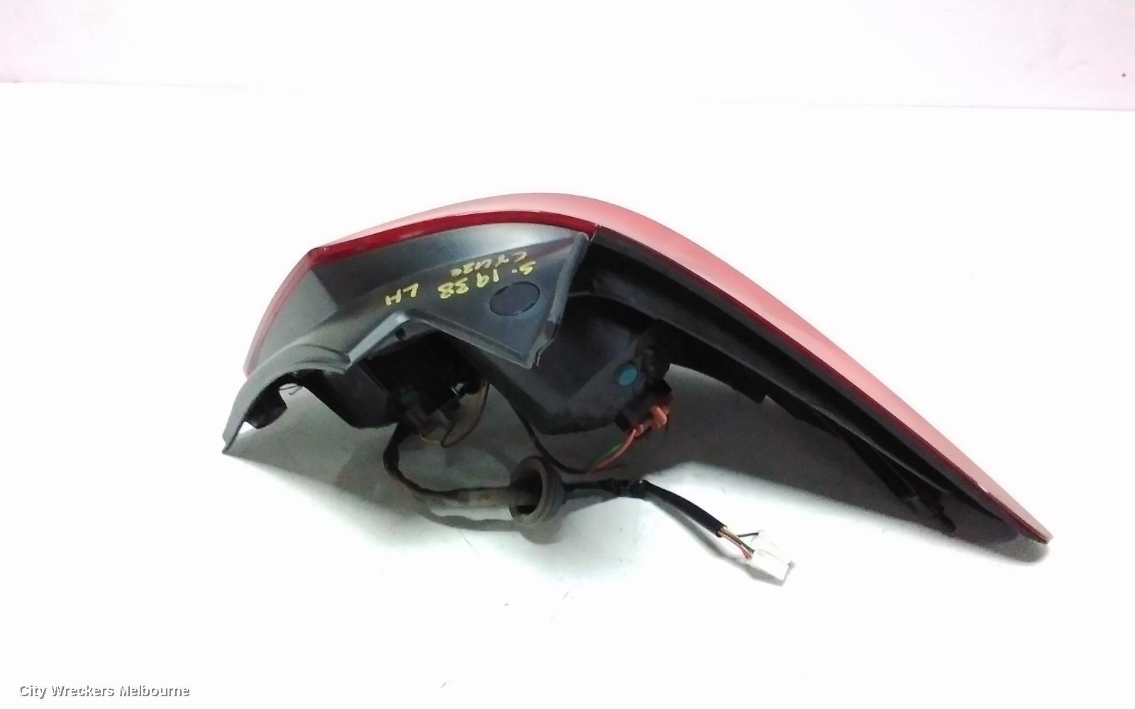 HOLDEN CRUZE LEFT TAILLIGHT, JH, HATCH, IN BODY, 03/2011 - 01/2017