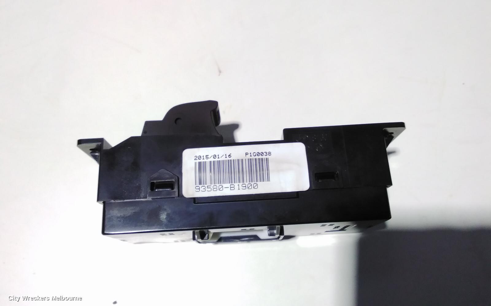 HYUNDAI GENESIS PWR DR WIND SWITCH, LH FRONT/LH REAR/RH REAR, DH, 11/2014 - 01/2018