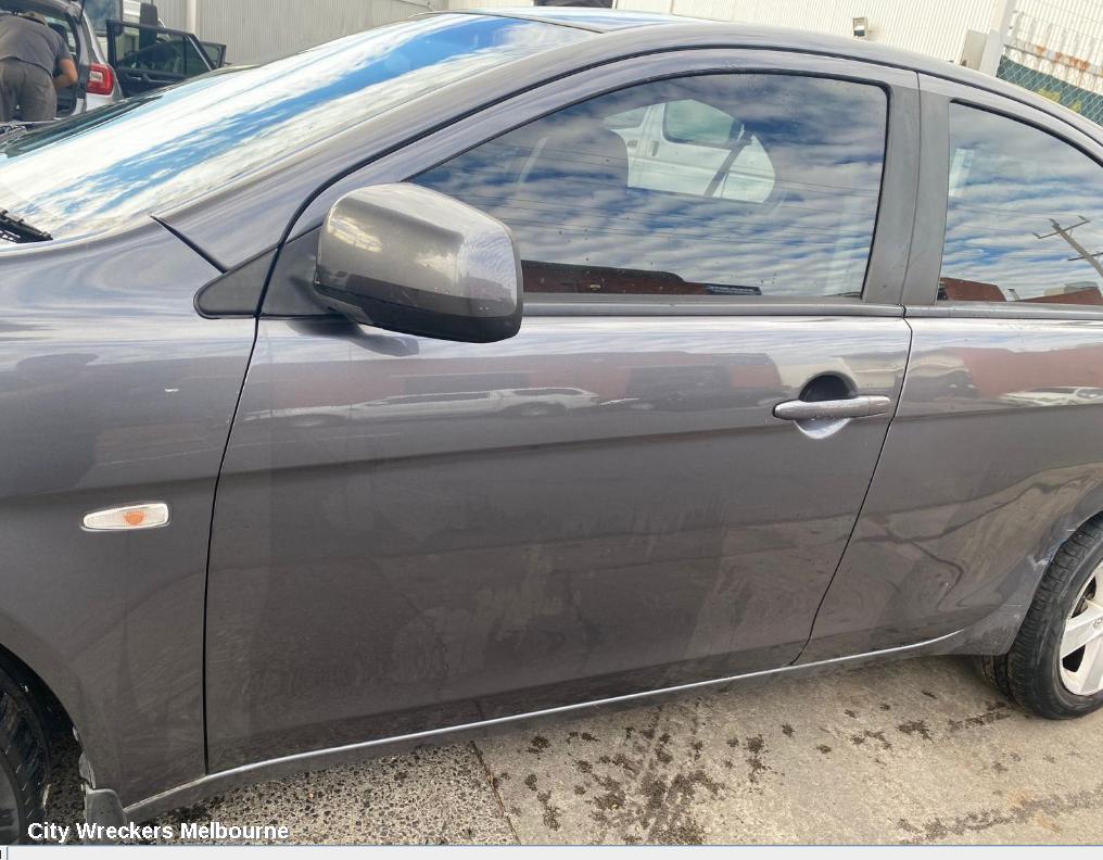 MITSUBISHI LANCER LEFT FRONT DOOR, CJ, SEDAN/HATCH, 07/2007 - 10/2015