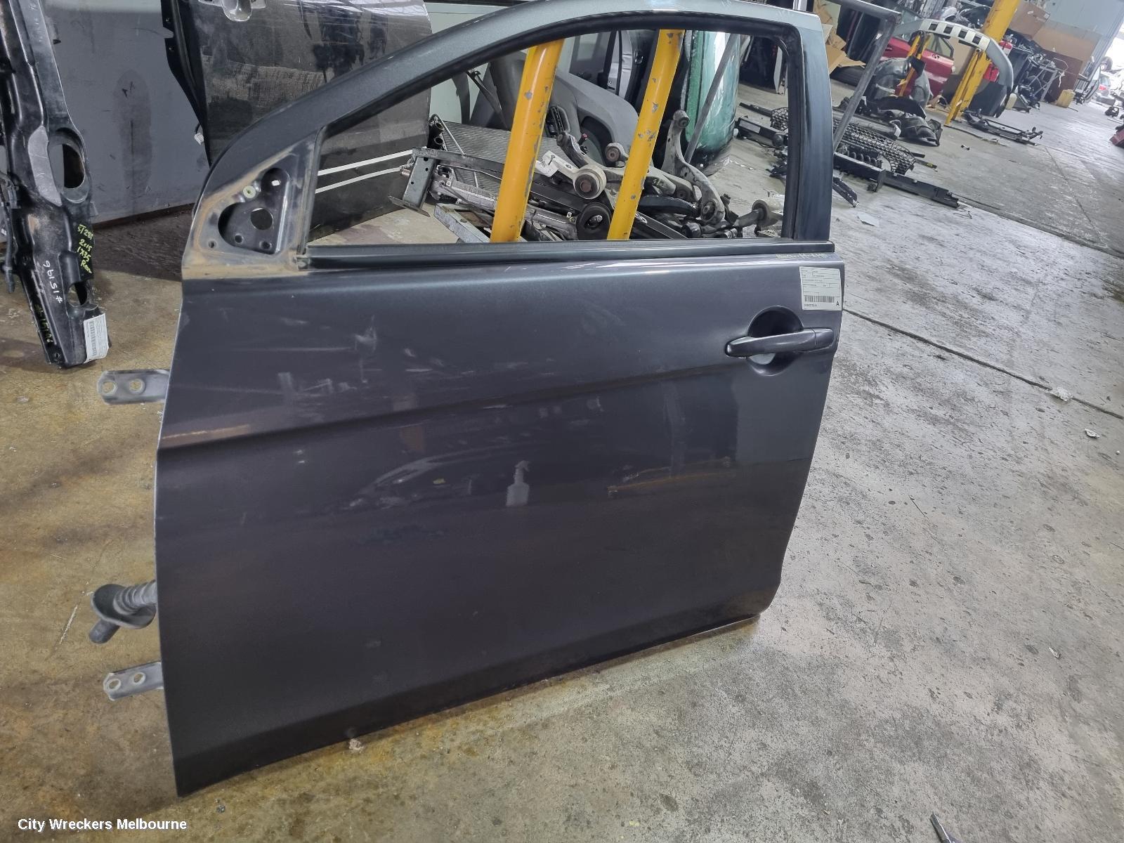 MITSUBISHI LANCER LEFT FRONT DOOR, CJ, SEDAN/HATCH, 07/2007 - 10/2015
