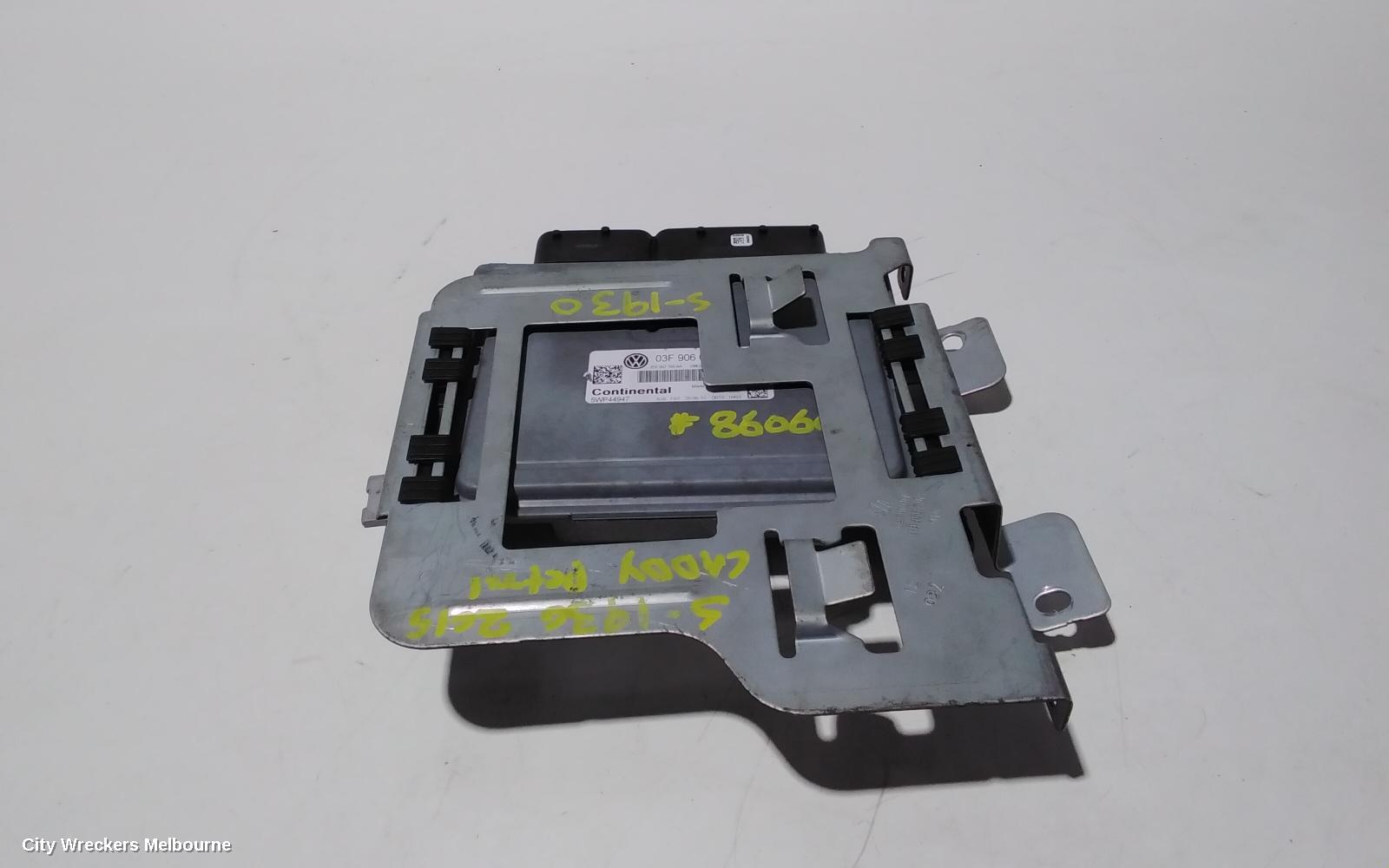 VOLKSWAGEN CADDY ECU, ENGINE ECU, 1.2, PETROL, ECU ONLY, 2K, 08/2010 - 06/2015