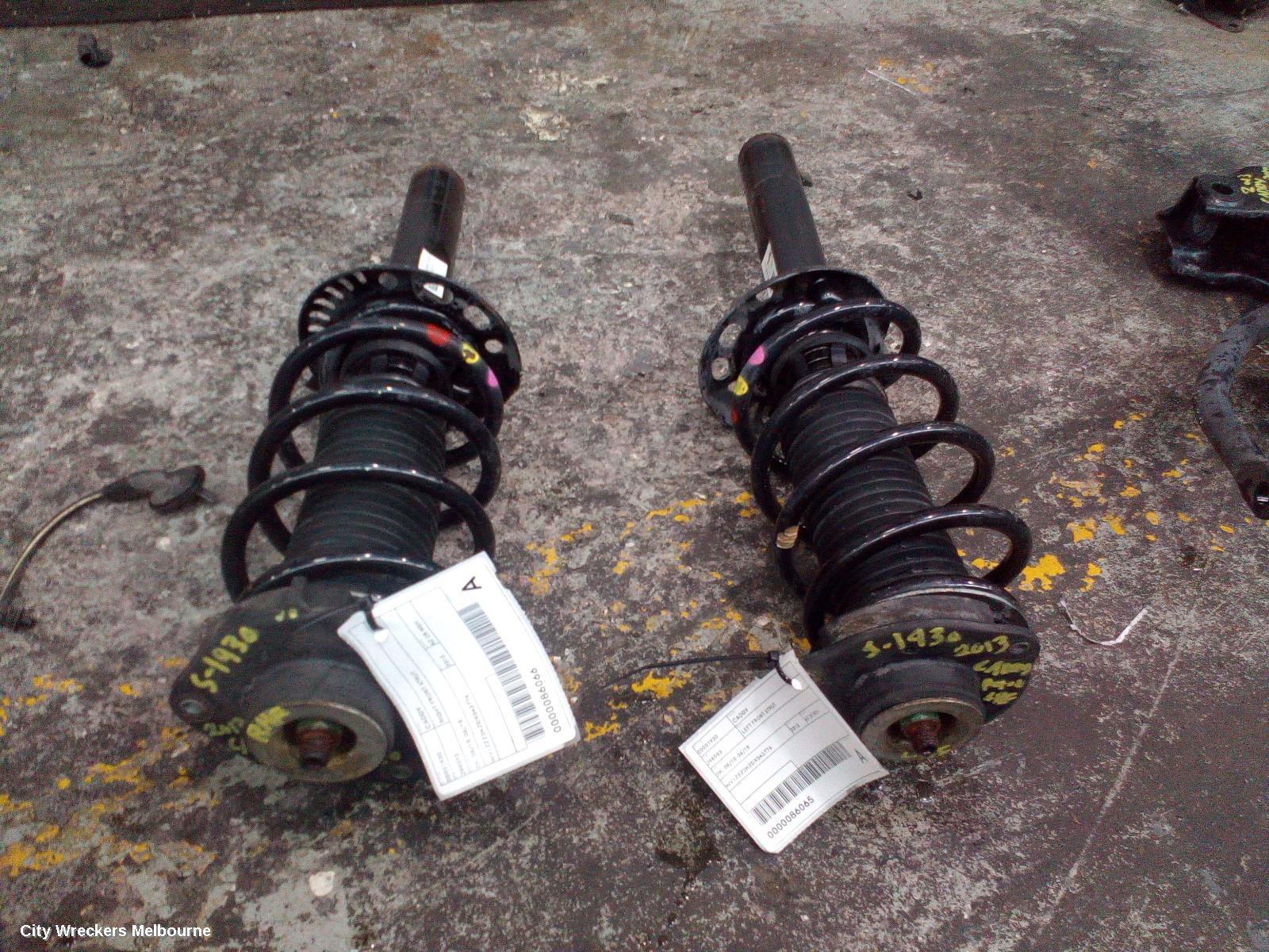 VOLKSWAGEN CADDY RIGHT FRONT STRUT, 2K, 08/2010 - 06/2015