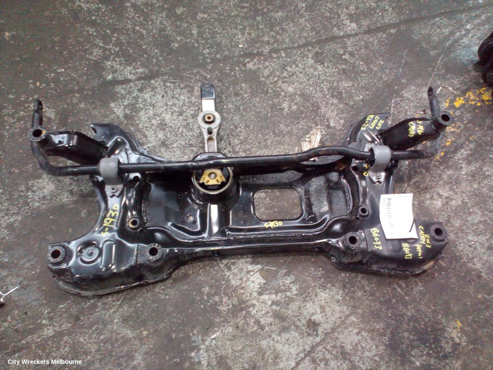 VOLKSWAGEN CADDY FRT XMEMBER/CRADLE, 2K, CROSSMEMBER, 08/2010 - 06/2015