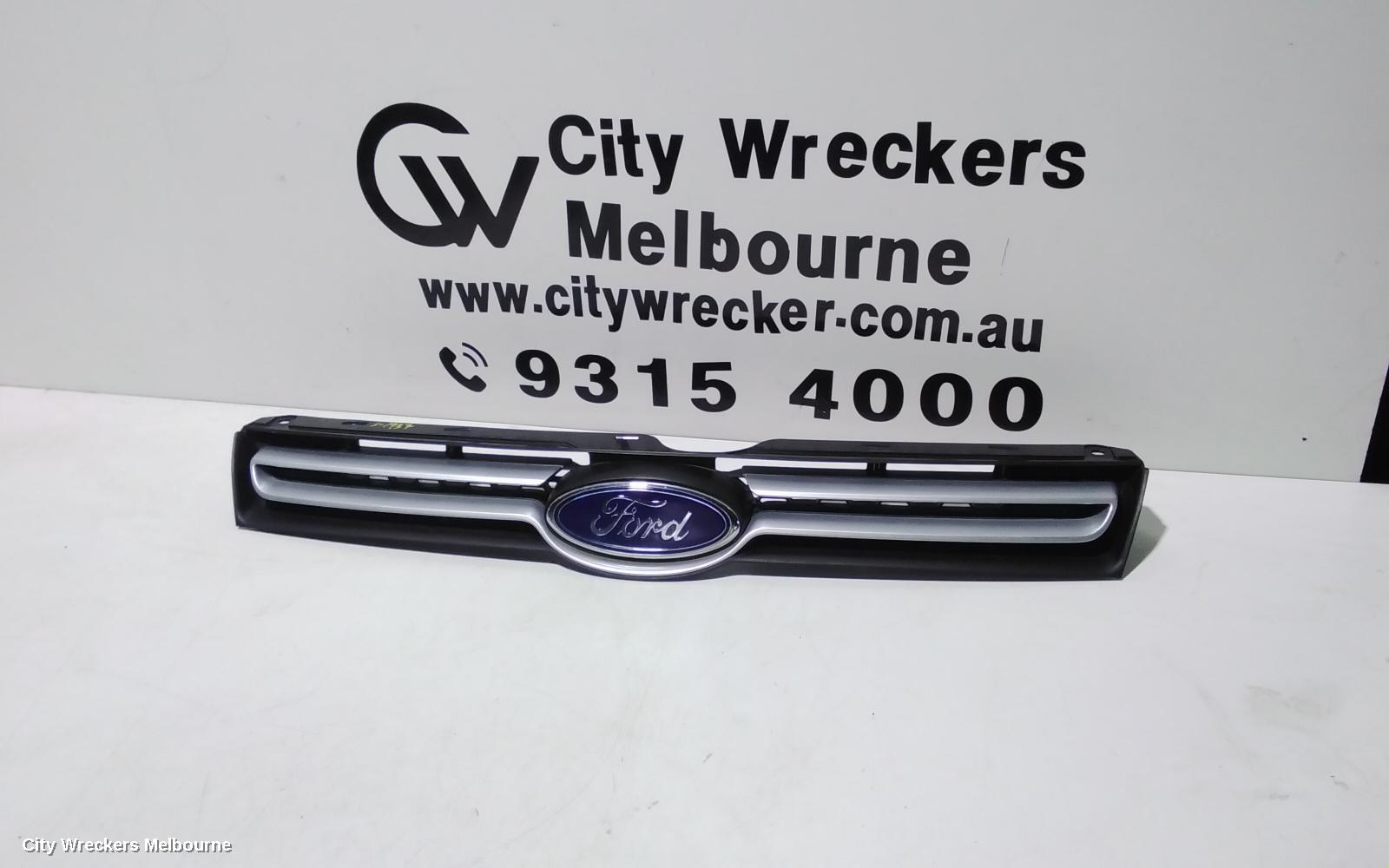 FORD TERRITORY GRILLE, RADIATOR GRILLE, SZ MKI, TS/TX, BLACK, 04/2011 - 09/2014