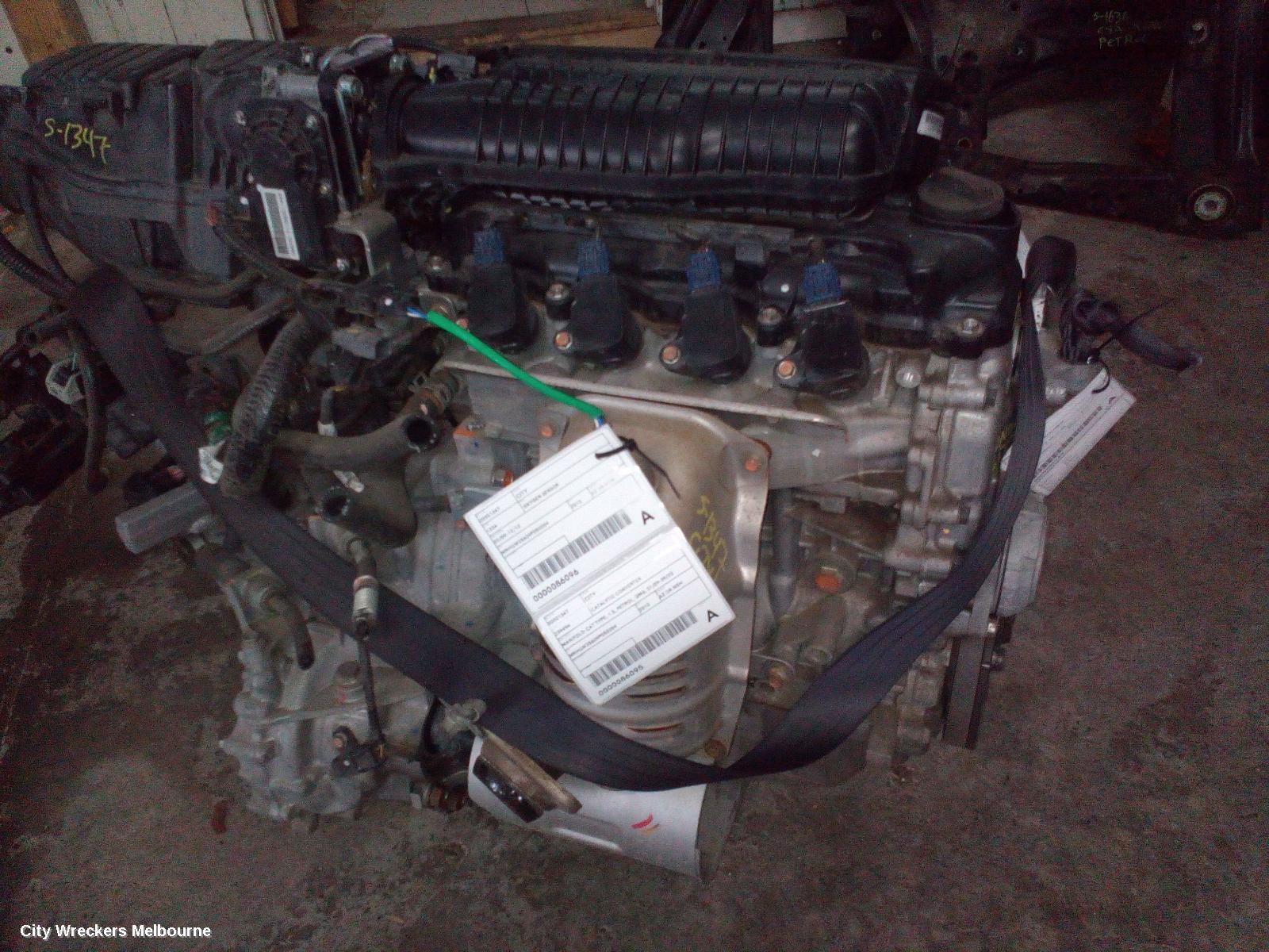 HONDA CITY CATALYTIC CONVERTER, MANIFOLD-CAT TYPE, 1.5, PETROL, GM6, 01/2009 - 09/2020