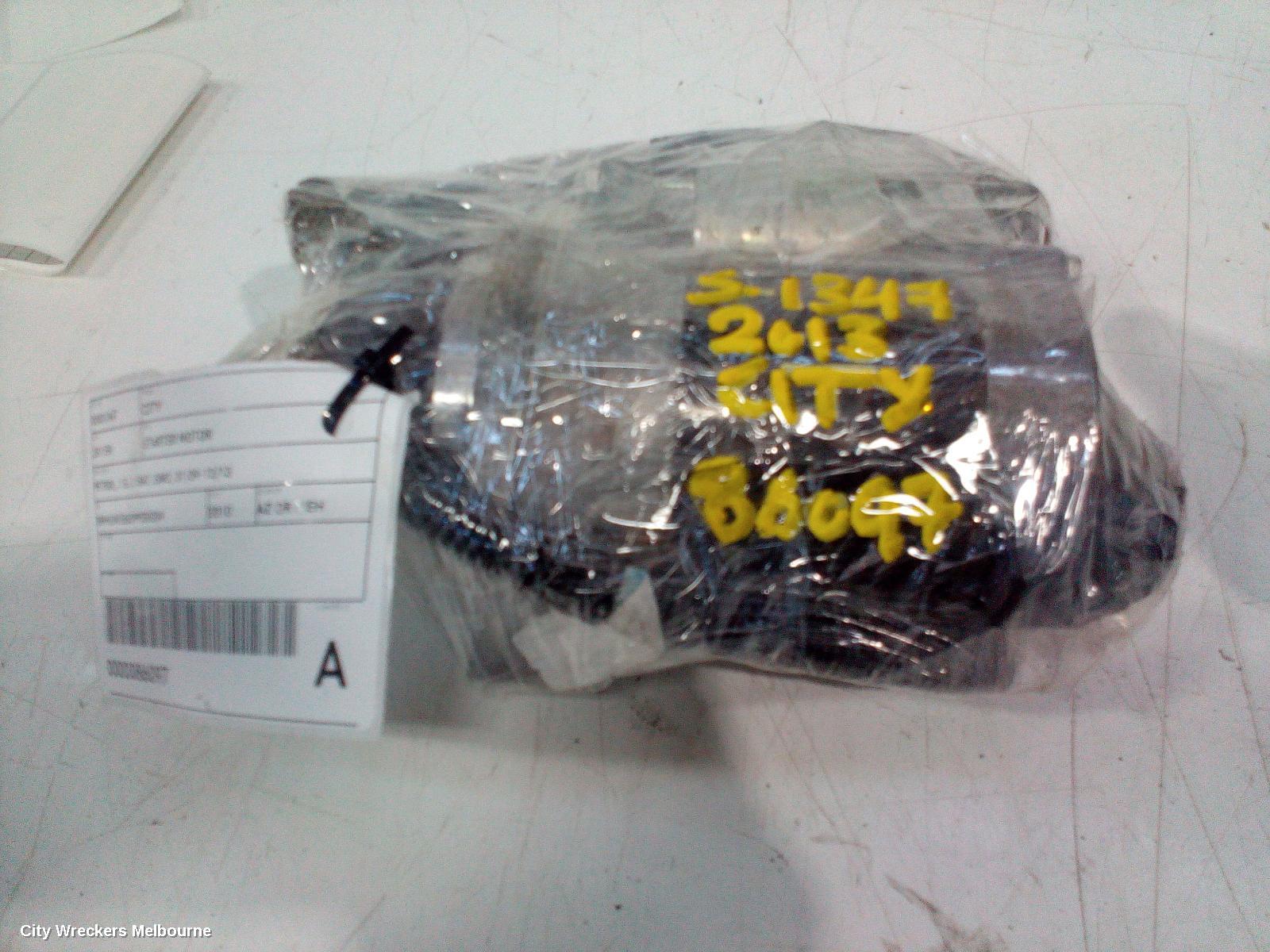 HONDA CITY STARTER, PETROL, 1.5, L15A7, GM2, 01/2009 - 12/2013