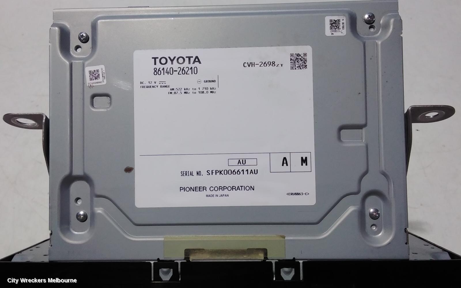 TOYOTA HIACE RADIO/CD/DVD/SAT/TV, 7IN TOUCHSCREEN, 300 SERIES, 04/2019 ONWARDS