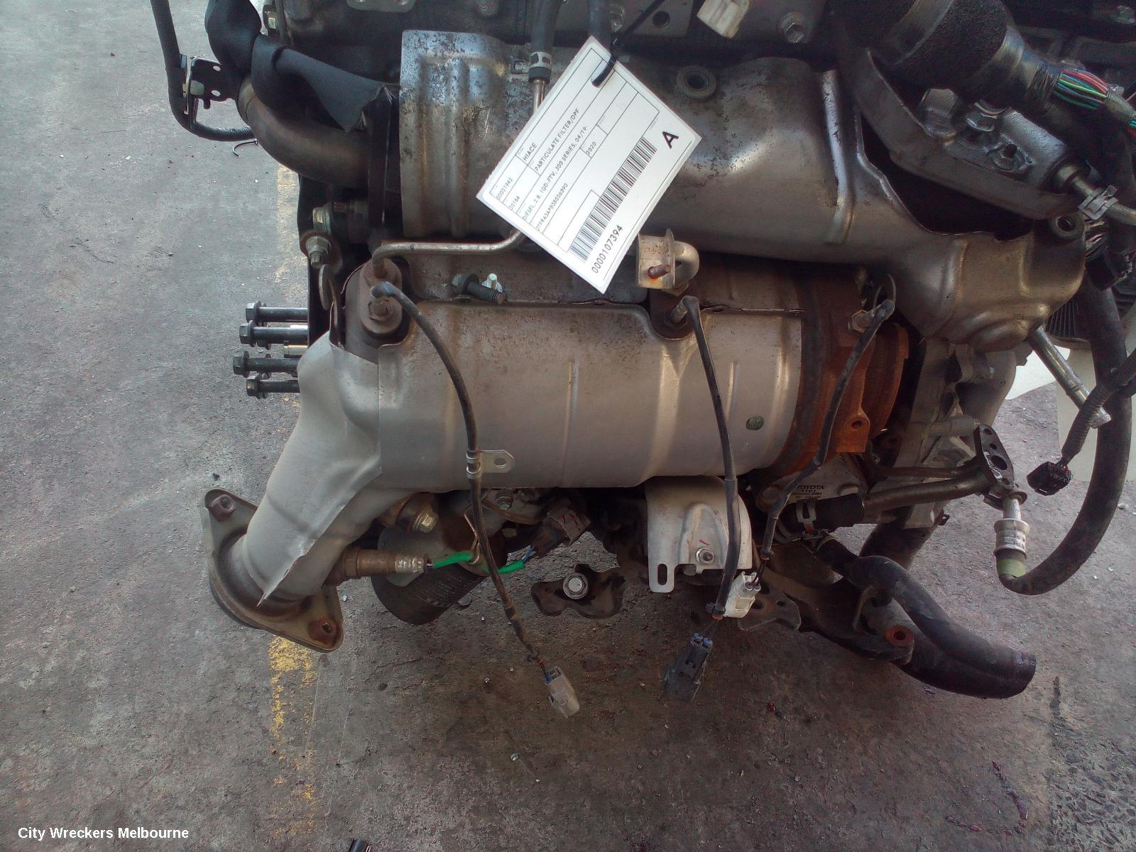 TOYOTA HIACE PARTICULATE FILTER/DPF, DIESEL, 2.8, 1GD-FTV, 300 SERIES, 04/2019 ONWARDS