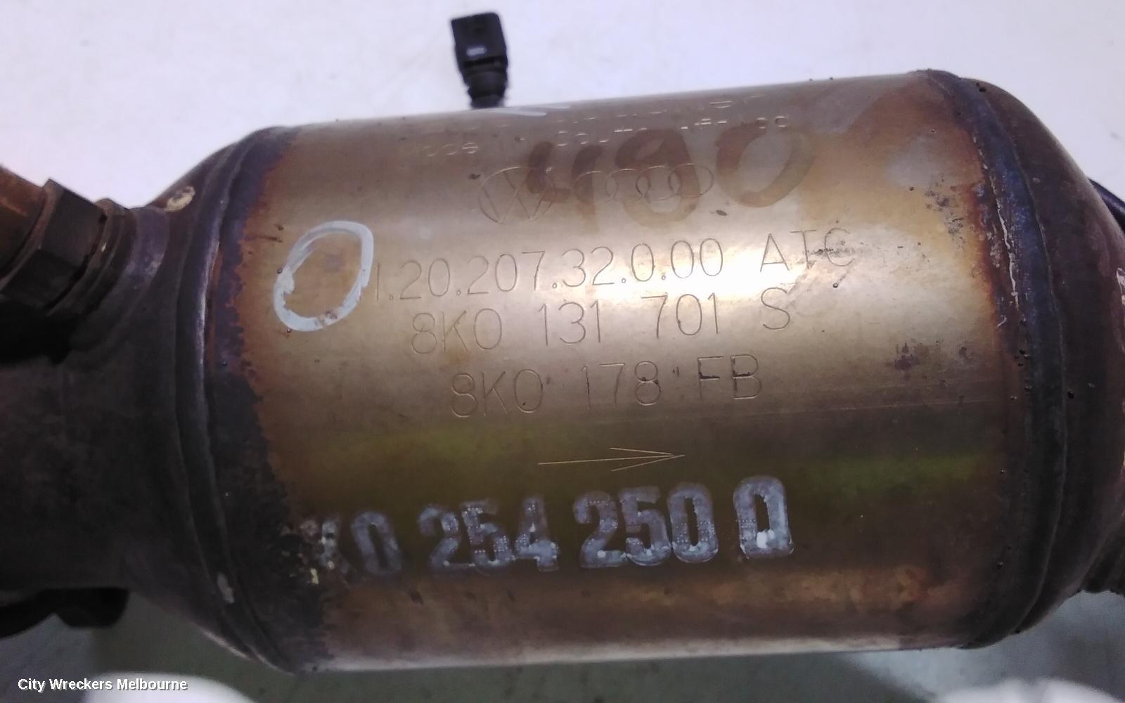 AUDI A4 CATALYTIC CONVERTER, CATALYTIC CONVERTER, 1.8, PETROL, CDHB/CJEB CODE, B8 8K, 02/2008 - 09/2015