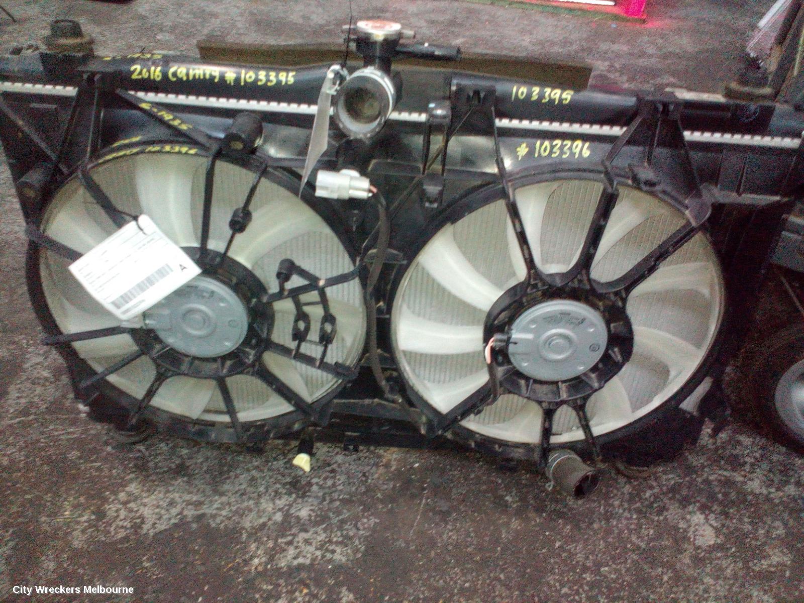 TOYOTA CAMRY FAN, DUAL FAN ASSY (SHROUD AND FANS), 2.5, 2AR-FE, ASV50, 12/2011 - 10/2017
