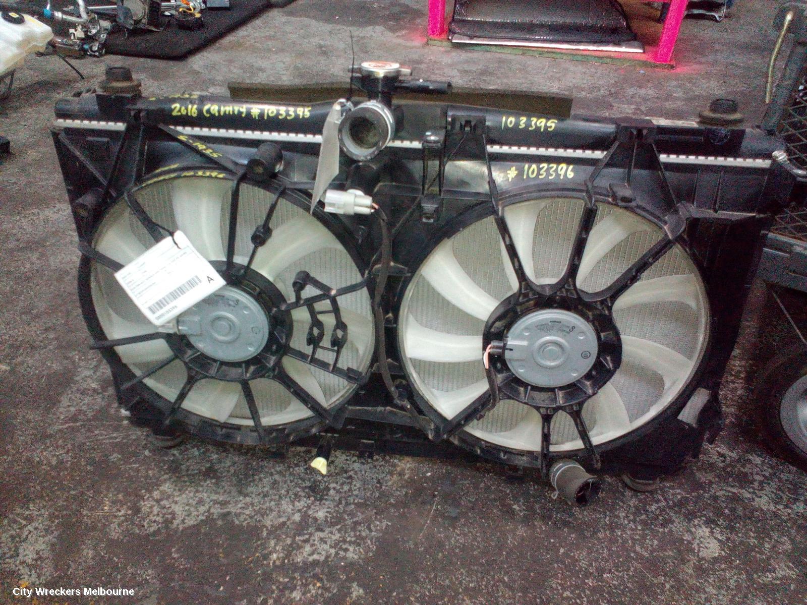 TOYOTA CAMRY FAN, DUAL FAN ASSY (SHROUD AND FANS), 2.5, 2AR-FE, ASV50, 12/2011 - 10/2017