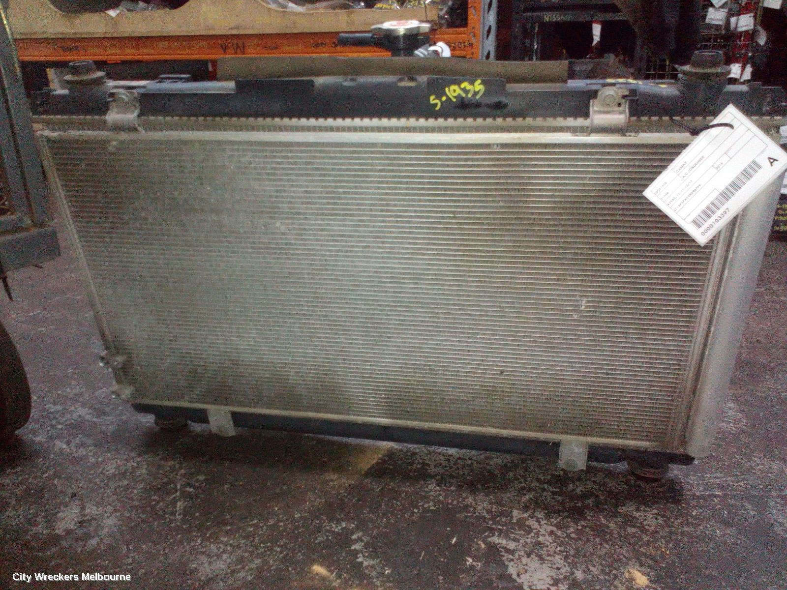 TOYOTA CAMRY A/C CONDENSER, ASV50, 12/2011 - 10/2017