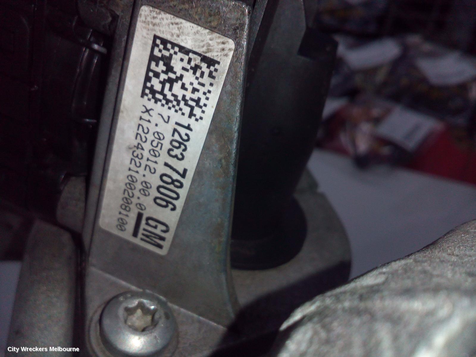 HOLDEN COLORADO EGR VALVE, RG, LWN (BLACK CAP MOTOR), 2.5/2.8, DIESEL, EGR COOLER VALVE, VACUUM (SECONDAY), 10/2013 - 12/2020