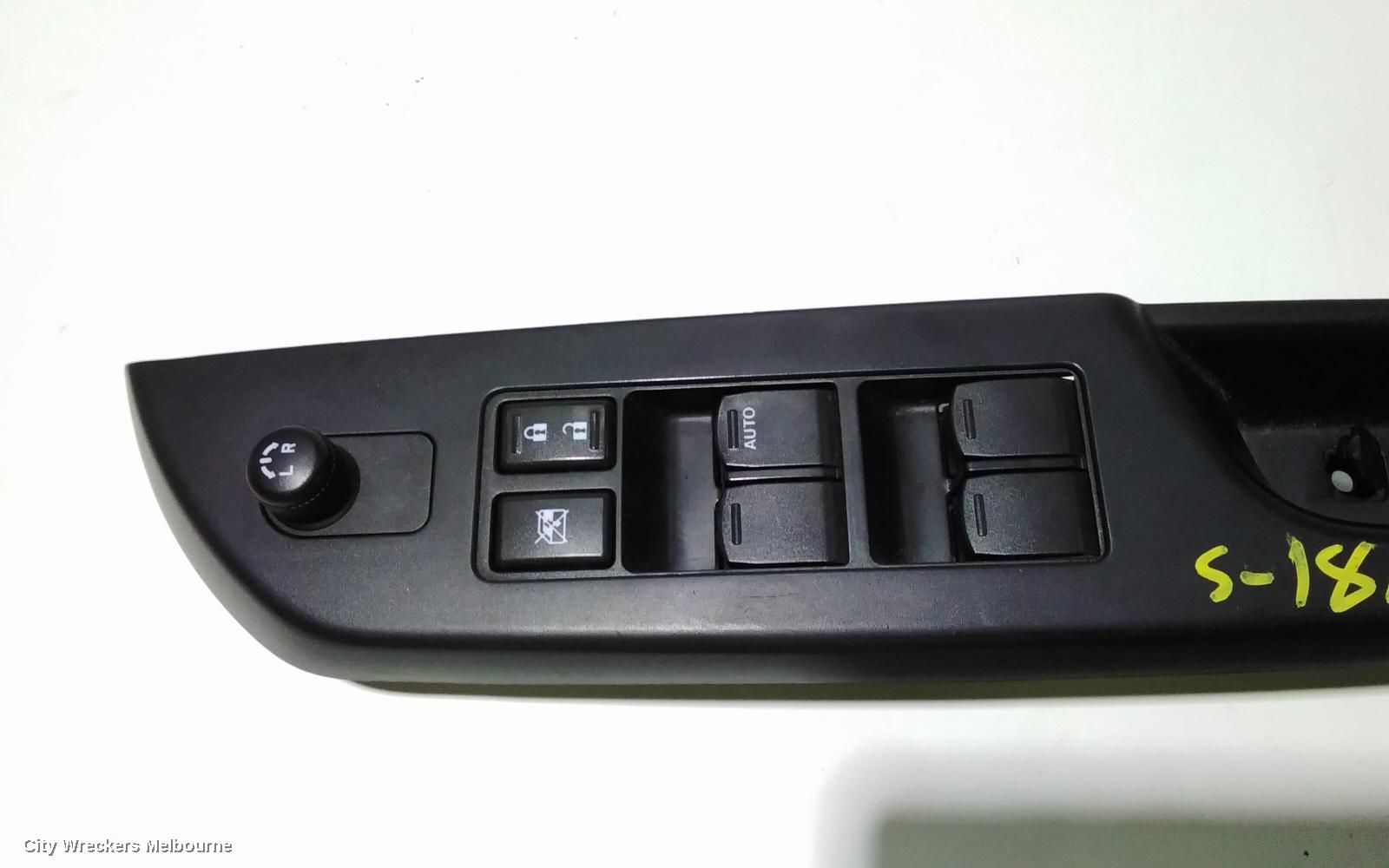 SUZUKI SWIFT PWR DR WIND SWITCH, RH FRONT (MASTER SWITCH), FZ, 20 PIN TYPE, 08/2010 - 03/2017