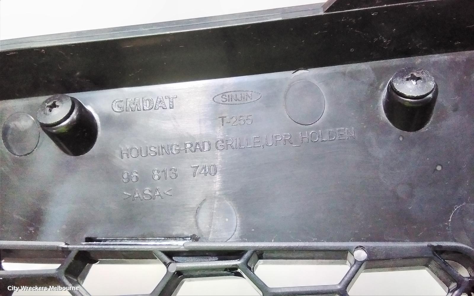 HOLDEN BARINA GRILLE, RADIATOR GRILLE, TK, HATCH, 07/2008 - 12/2012