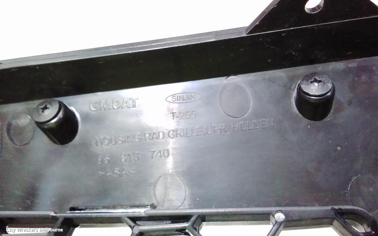 HOLDEN BARINA GRILLE, RADIATOR GRILLE, TK, HATCH, 07/2008 - 12/2012