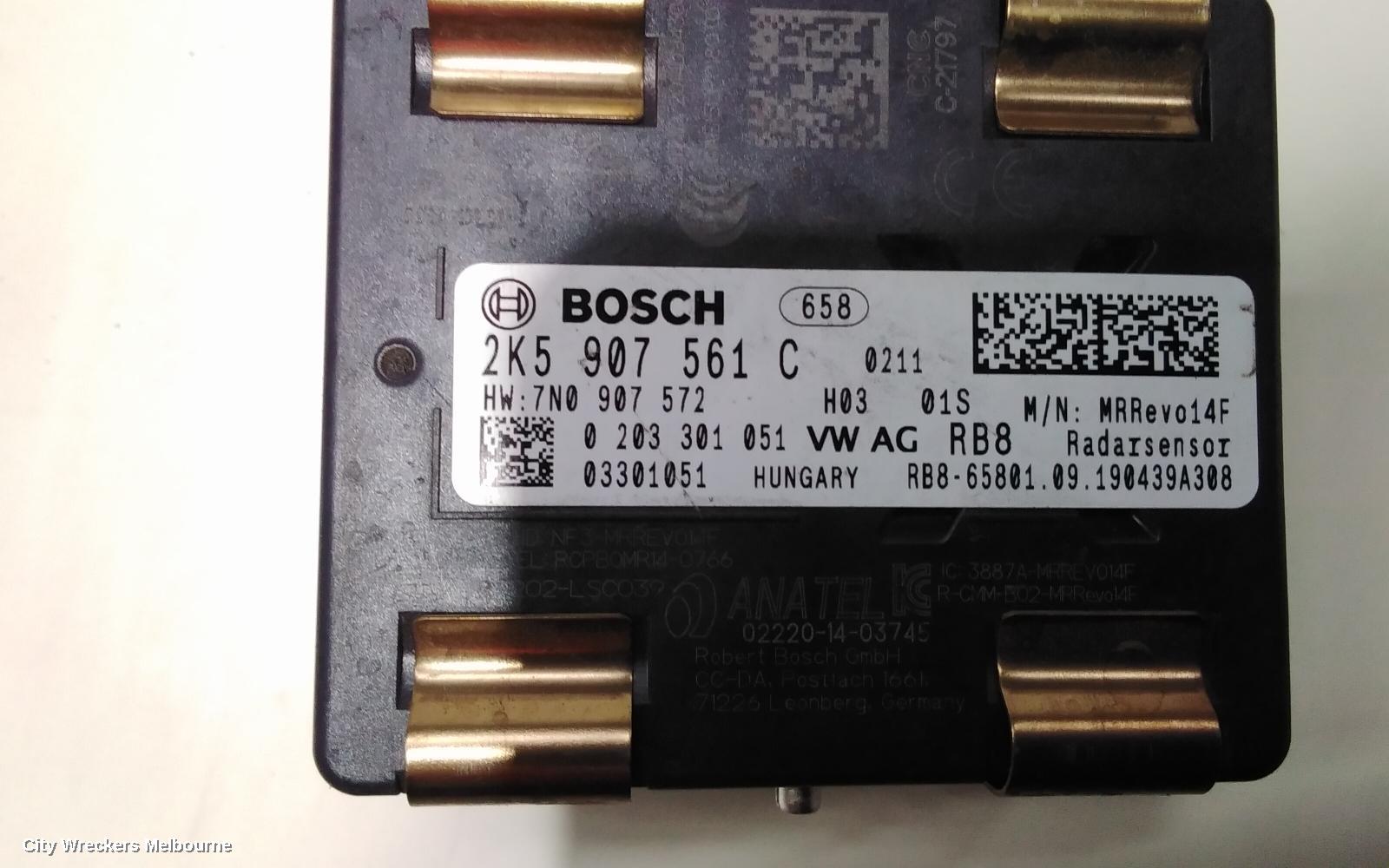 VOLKSWAGEN CADDY, 2KN, 12/2015 - 02/2021, DISTANCE RADAR 2K5907561C : 86137