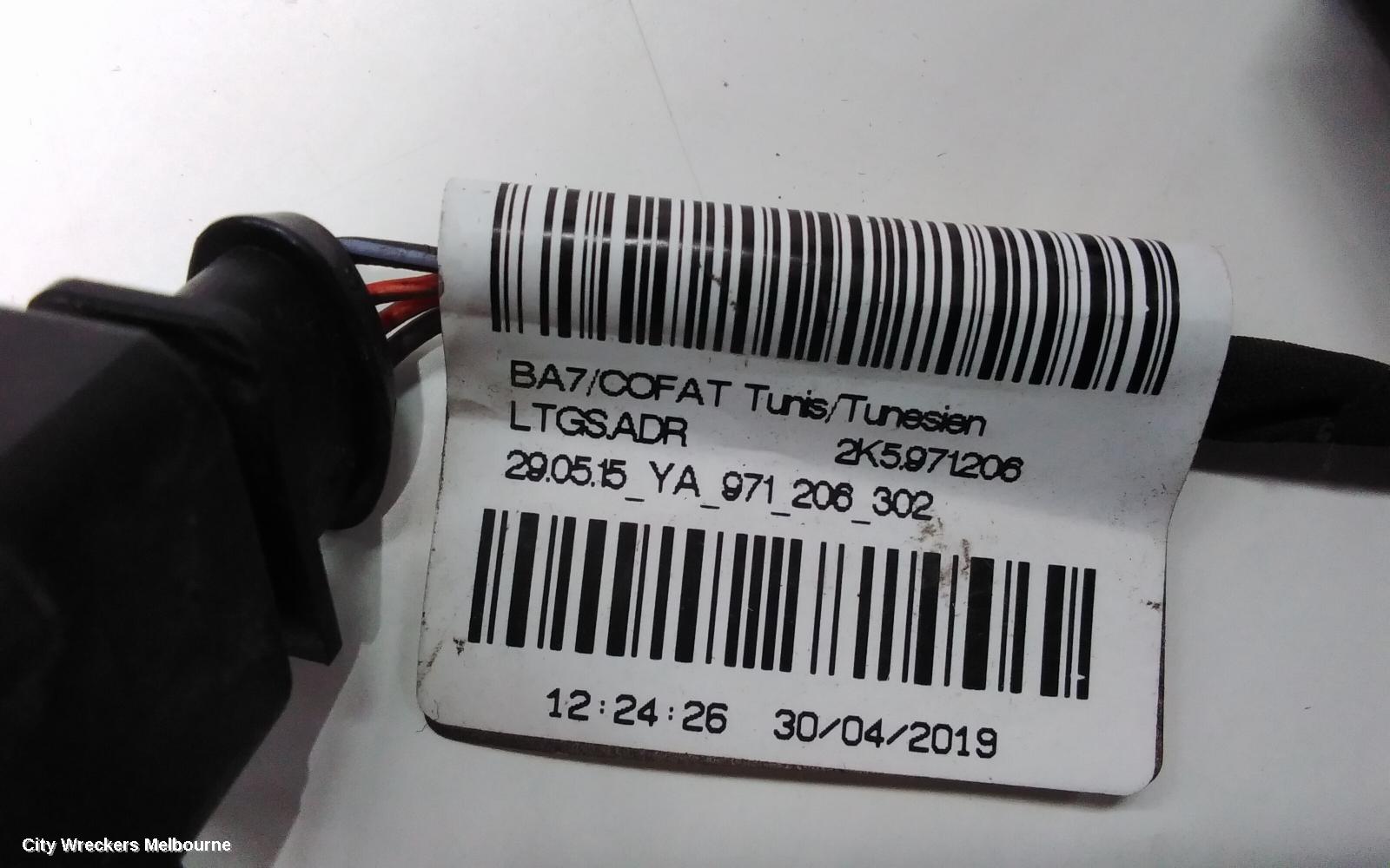 VOLKSWAGEN CADDY, 2KN, 12/2015 - 02/2021, DISTANCE RADAR 2K5907561C : 86137
