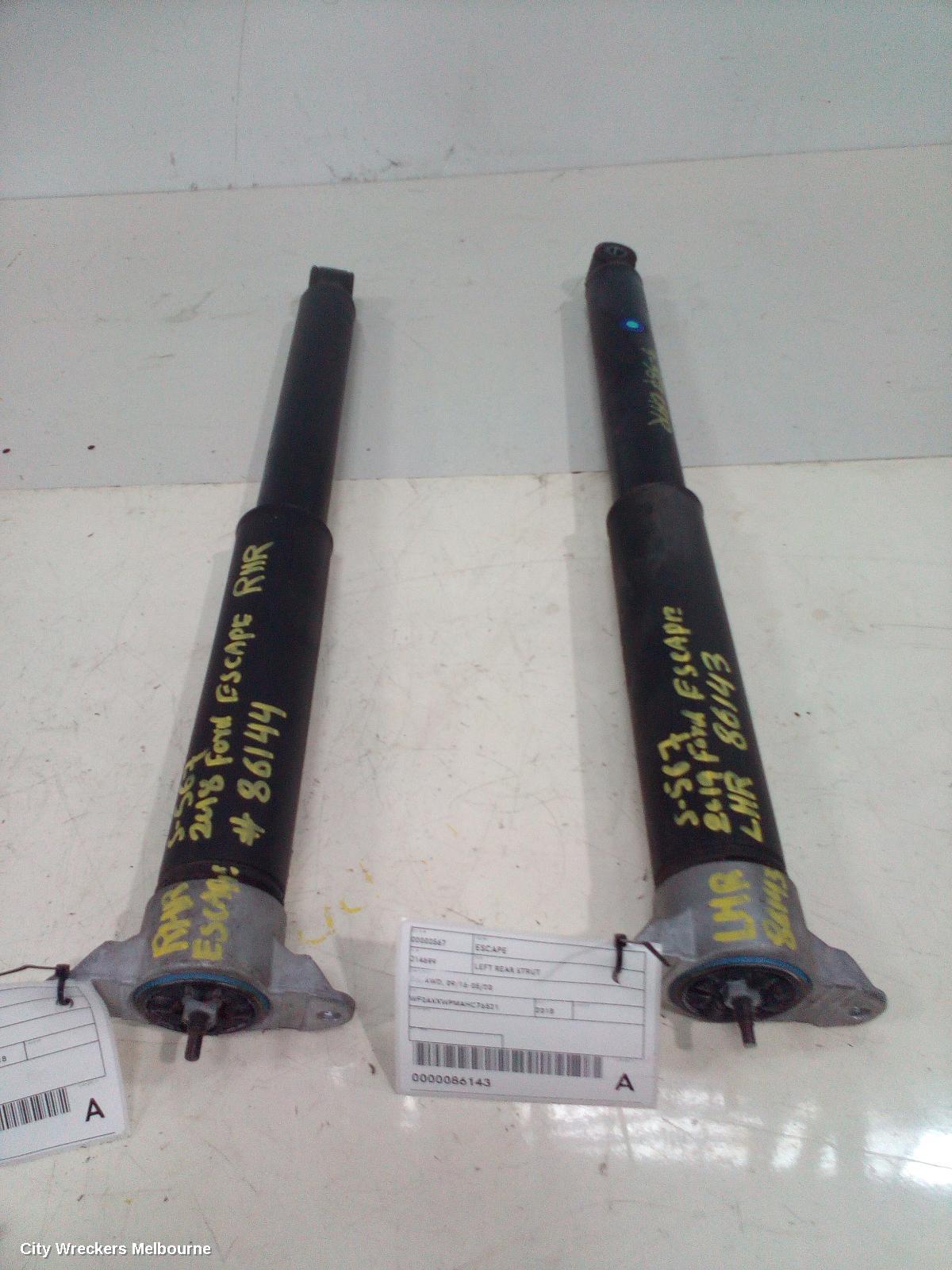 FORD ESCAPE LEFT REAR STRUT, ZG, AWD, 09/2016 - 05/2020