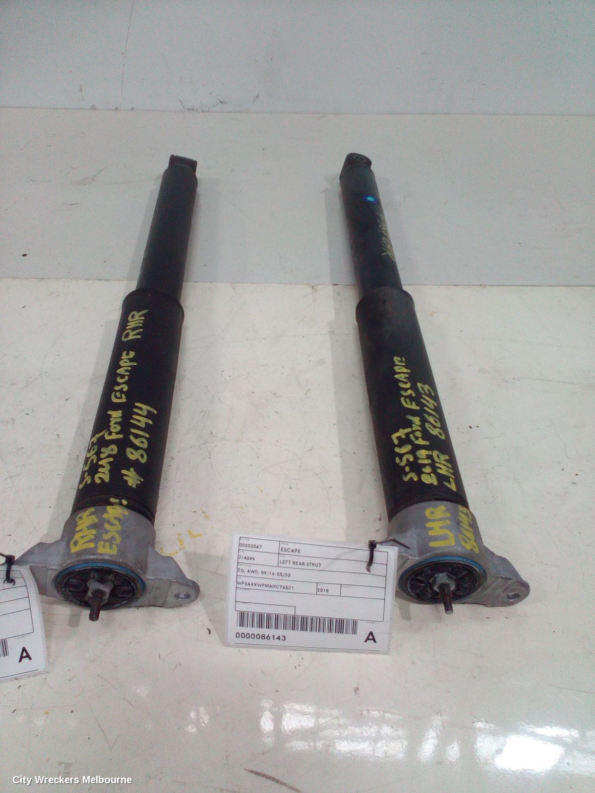 FORD ESCAPE RIGHT REAR STRUT, ZG, AWD, 09/2016 - 05/2020