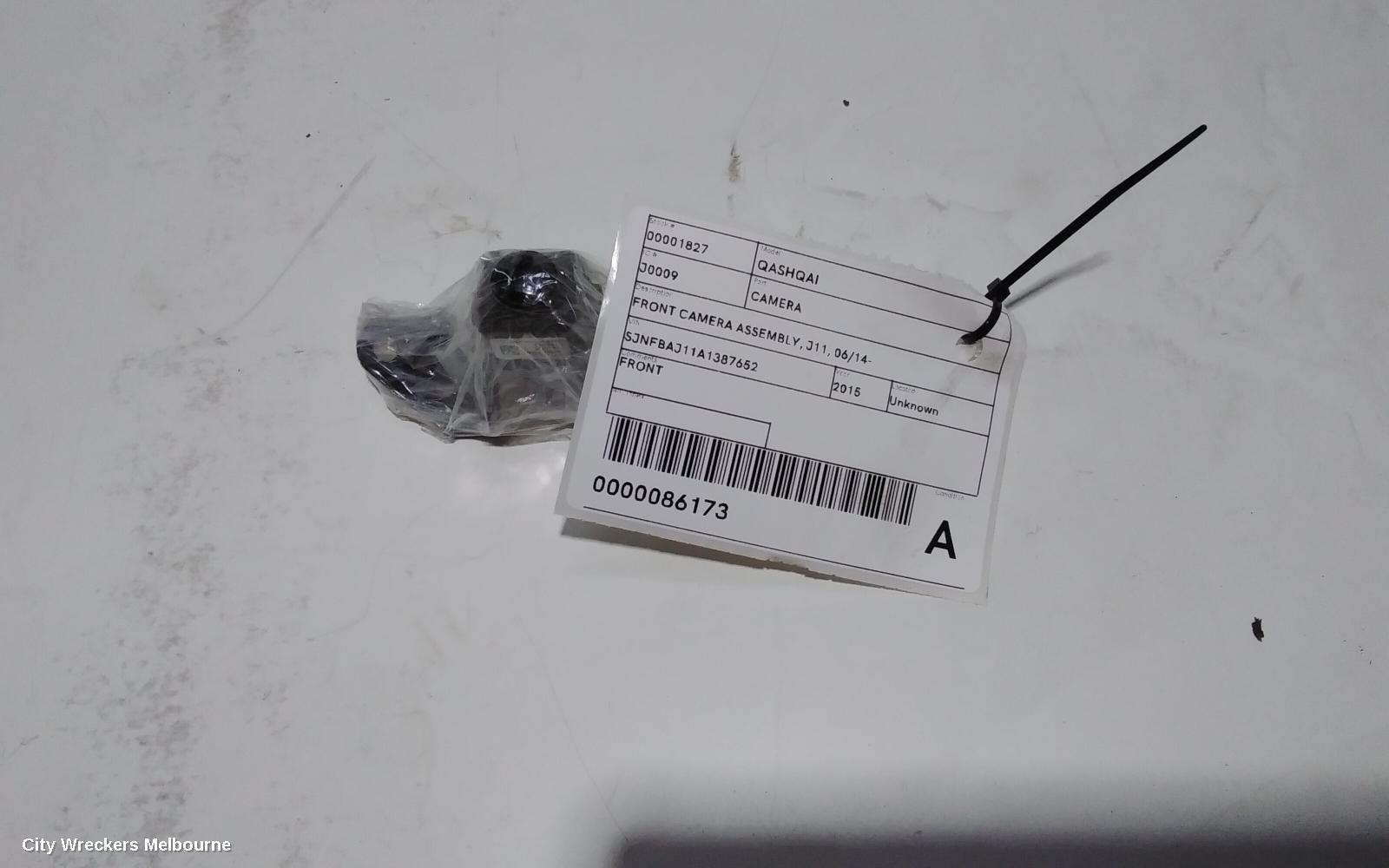 NISSAN QASHQAI REVERSE CAMERA, FRONT CAMERA ASSEMBLY, J11, 06/2014 ONWARDS