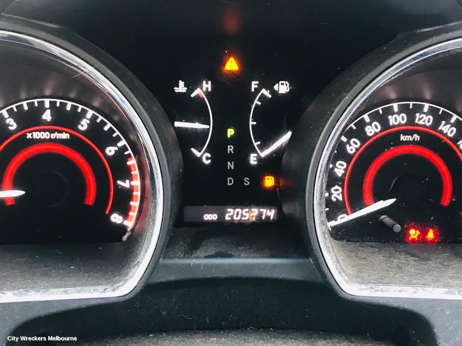 TOYOTA KLUGER INSTRUMENT CLUSTER, AUTO, GSU40-GSU45, 05/2007 - 02/2014