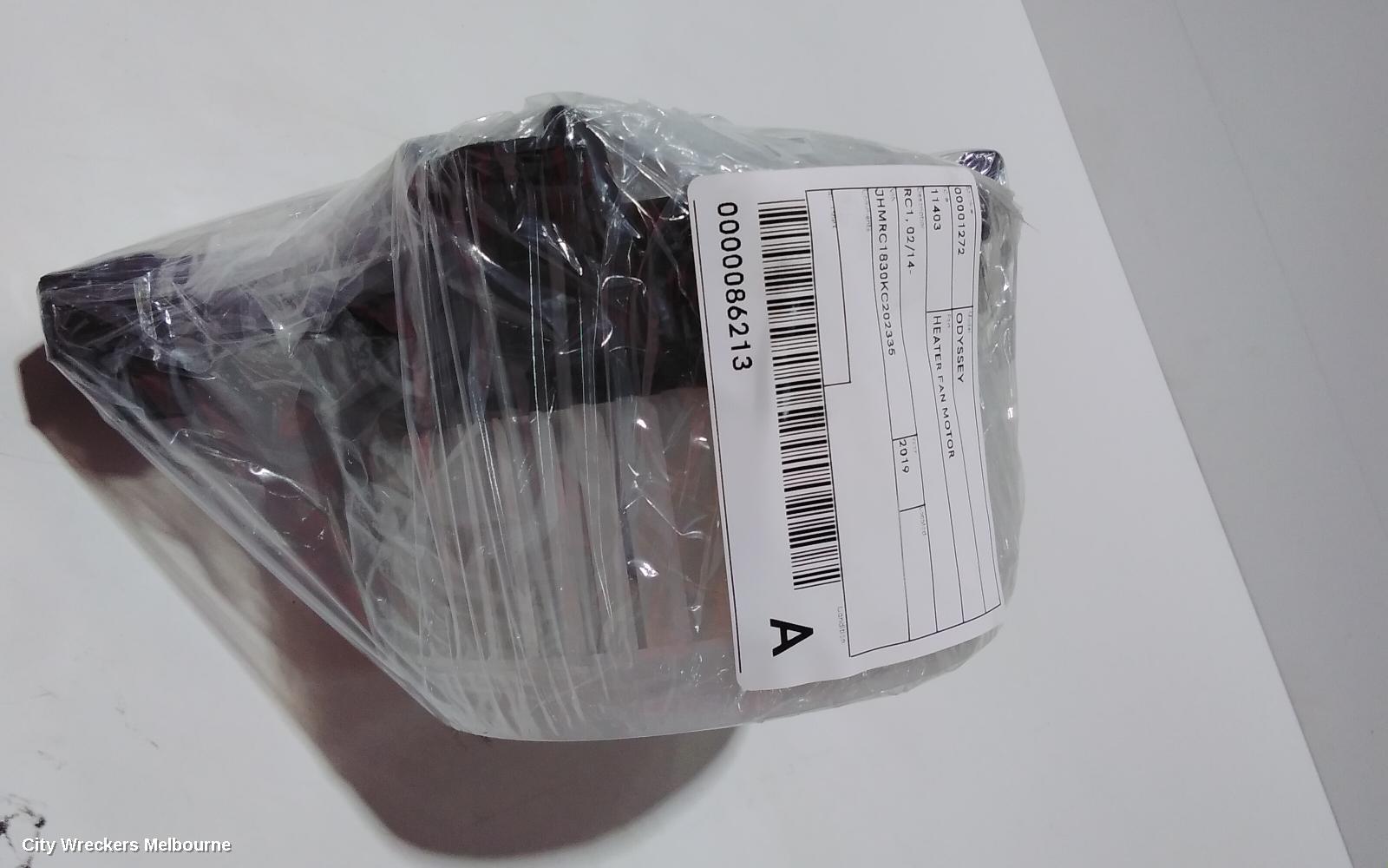 HONDA ODYSSEY HEATER FAN MOTOR, RC1, 02/2014 - 03/2022