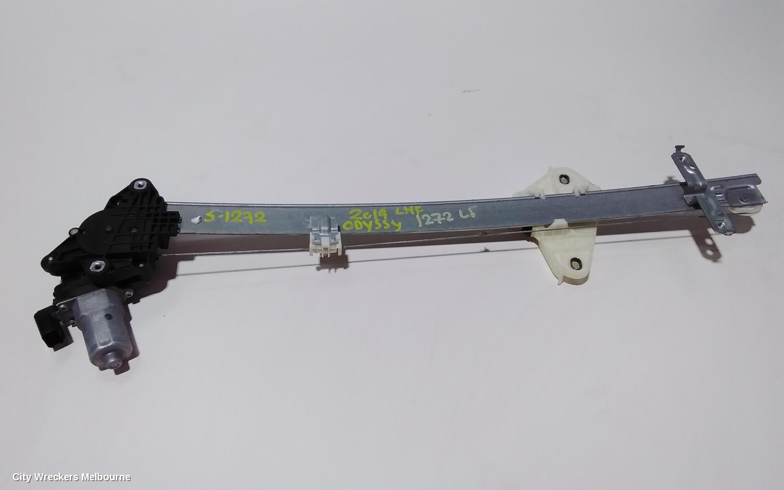 HONDA ODYSSEY LEFT FRONT WINDOW REG/MOTOR, RC1, VTI, 12/2017 - 12/2020