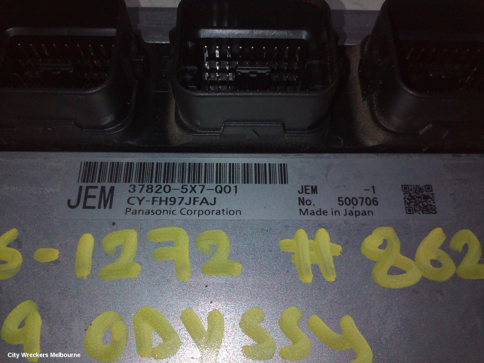 HONDA ODYSSEY ECU, ENGINE ECU, 2.4, PETROL, ECU ONLY, RC1, 02/2014 ONWARDS