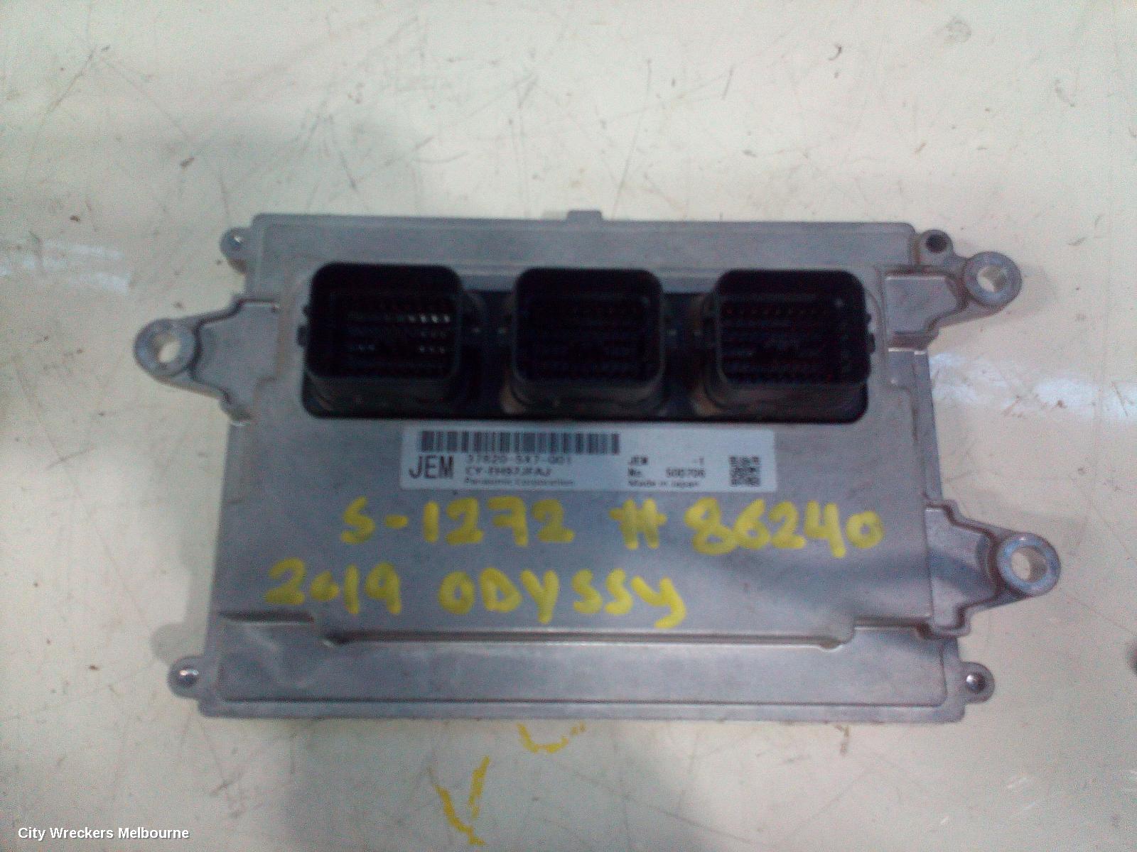 HONDA ODYSSEY ECU, ENGINE ECU, 2.4, PETROL, ECU ONLY, RC1, 02/2014 ONWARDS
