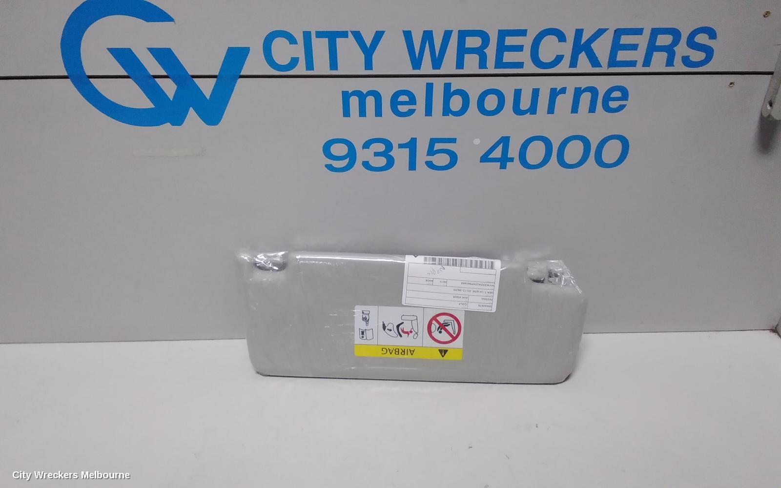 VOLKSWAGEN GOLF SUNVISOR, GEN 7, LH SIDE, 03/2013 - 08/2020