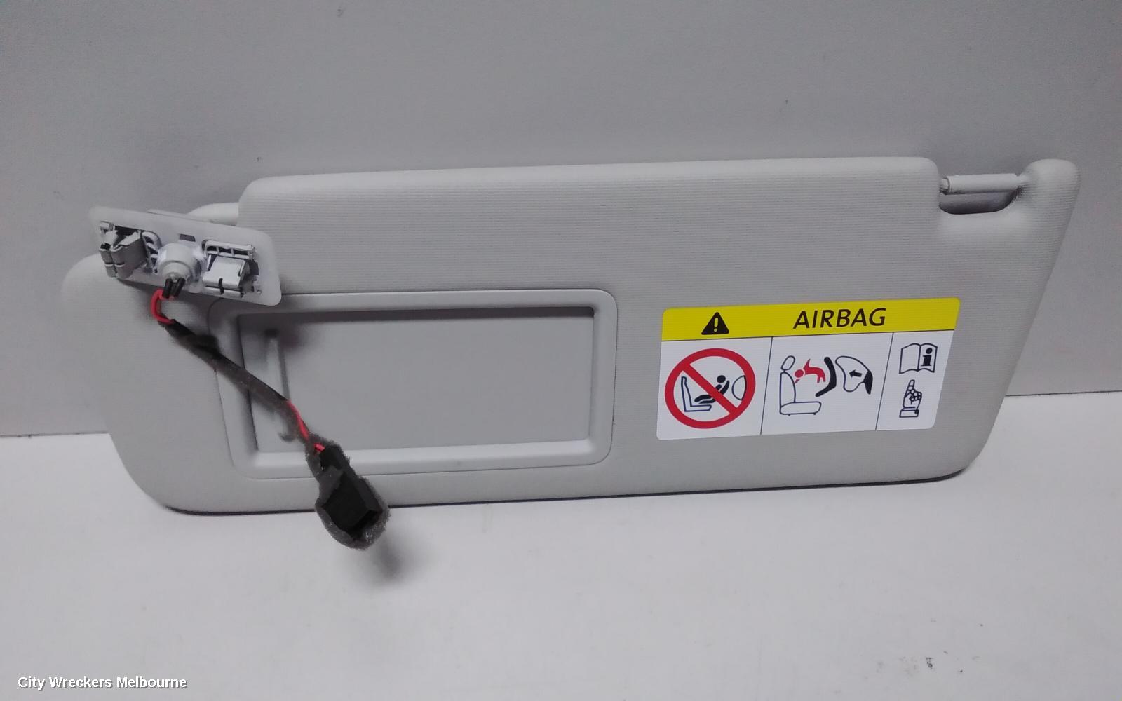 VOLKSWAGEN GOLF SUNVISOR, GEN 7, LH SIDE, 03/2013 - 08/2020