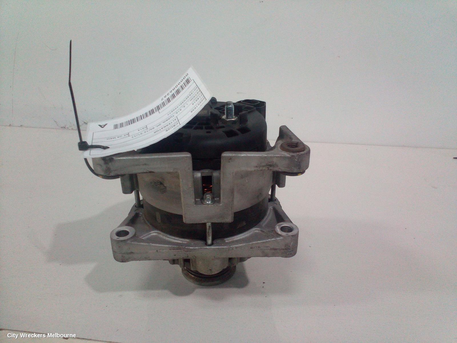 HOLDEN CRUZE ALTERNATOR, PETROL, 1.6, A16, TURBO, JH, 03/2013 - 01/2017
