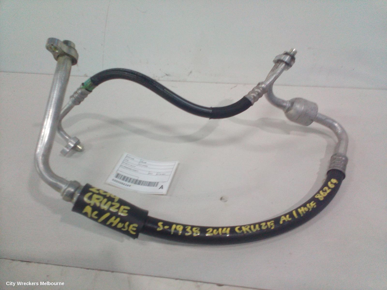 HOLDEN CRUZE A/C HOSES, PETROL, 1.6, A16, TURBO, EVAPORATOR TO COMPRESSOR, JH, 03/2013 - 01/2017
