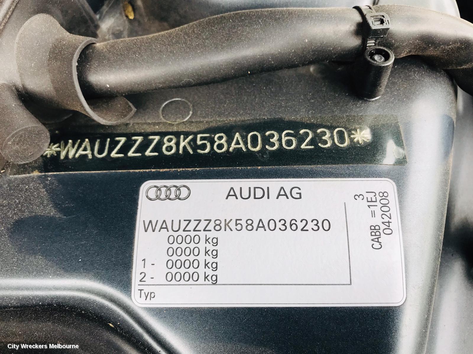 AUDI A4 AIR FLOW METER, 1.8, PETROL, CABB CODE, B8 8K, 02/2008 - 06/2012