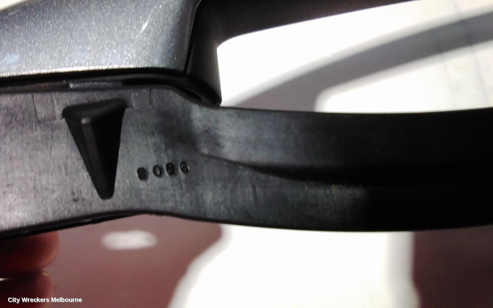 MAZDA 2 DOOR HANDLE, OUTER, RH REAR, DJ/DL, HATCH/SEDAN, 10/2014 ONWARDS