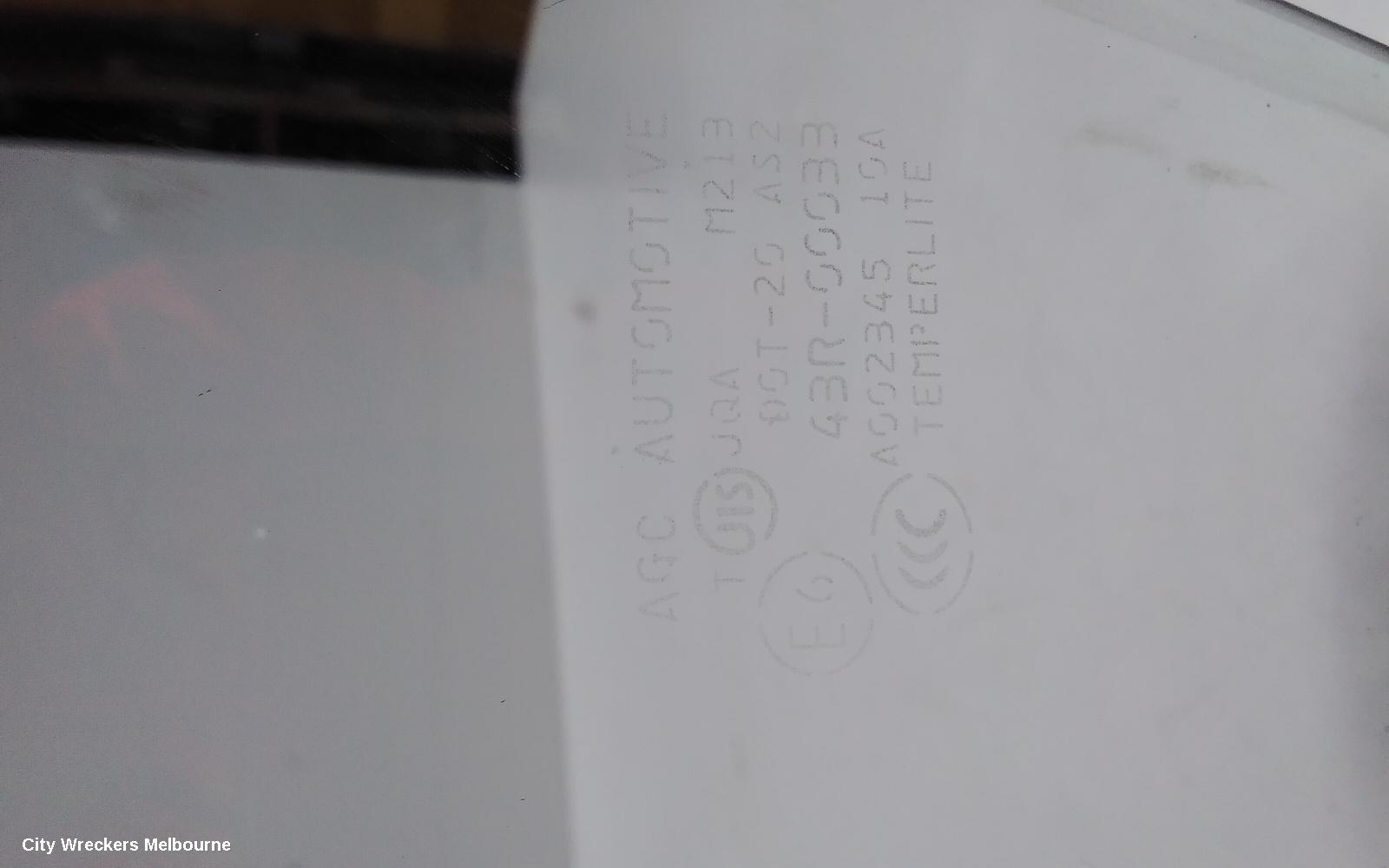 SUZUKI VITARA RIGHT FRONT DOOR WINDOW, GRAND VITARA, JB-JT, 5DR, 04/2005 - 12/2018