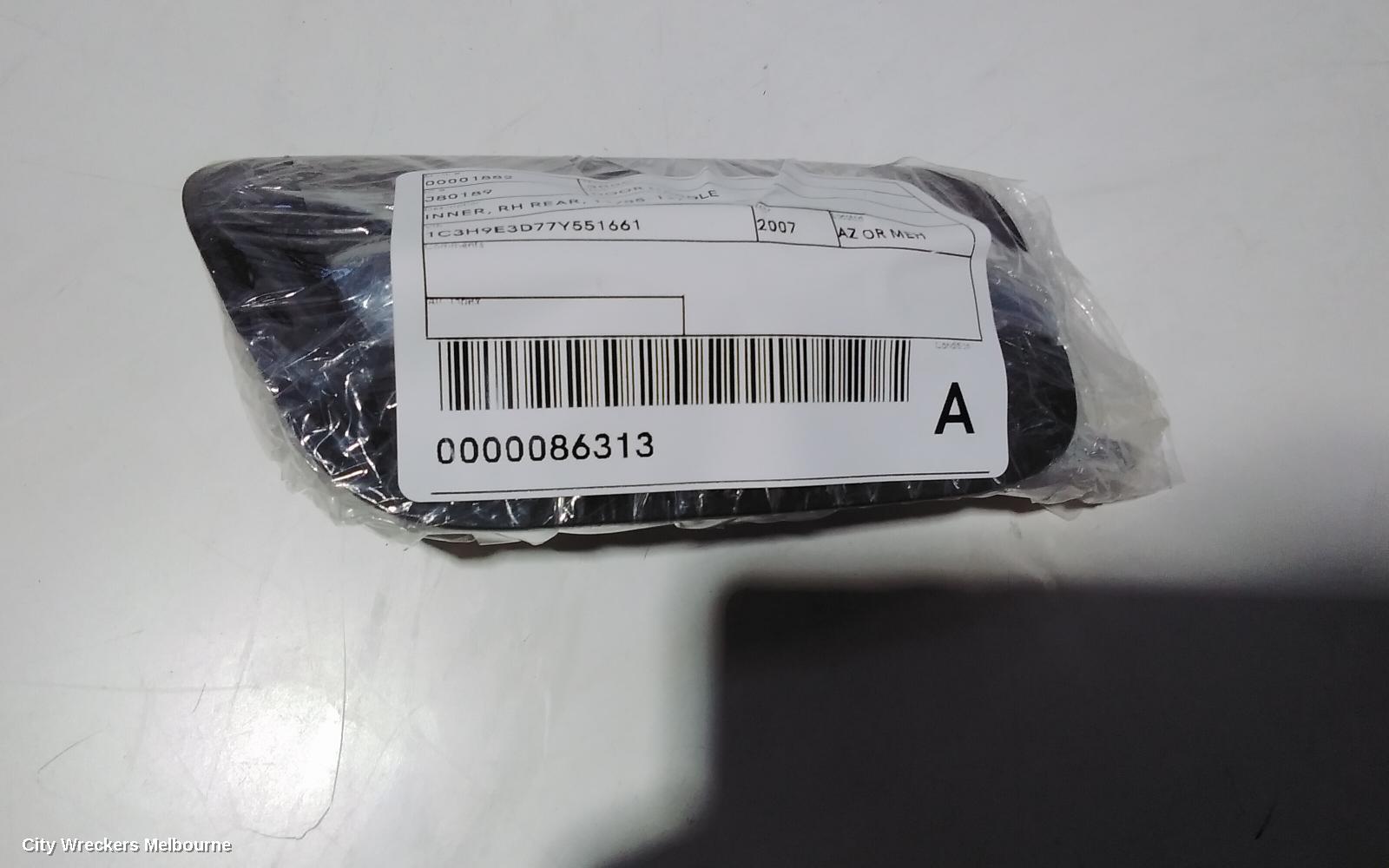 CHRYSLER 300C DOOR HANDLE, INNER, RH REAR, 11/2005 - 12/2011