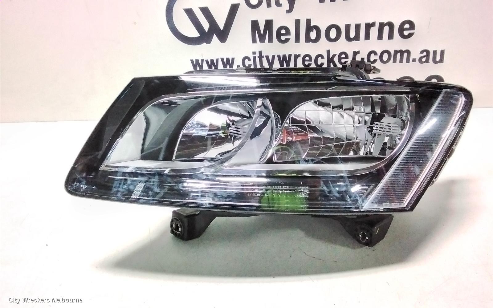 AUDI Q5 LEFT HEADLAMP, 8R, HALOGEN TYPE, 03/2009 - 10/2012