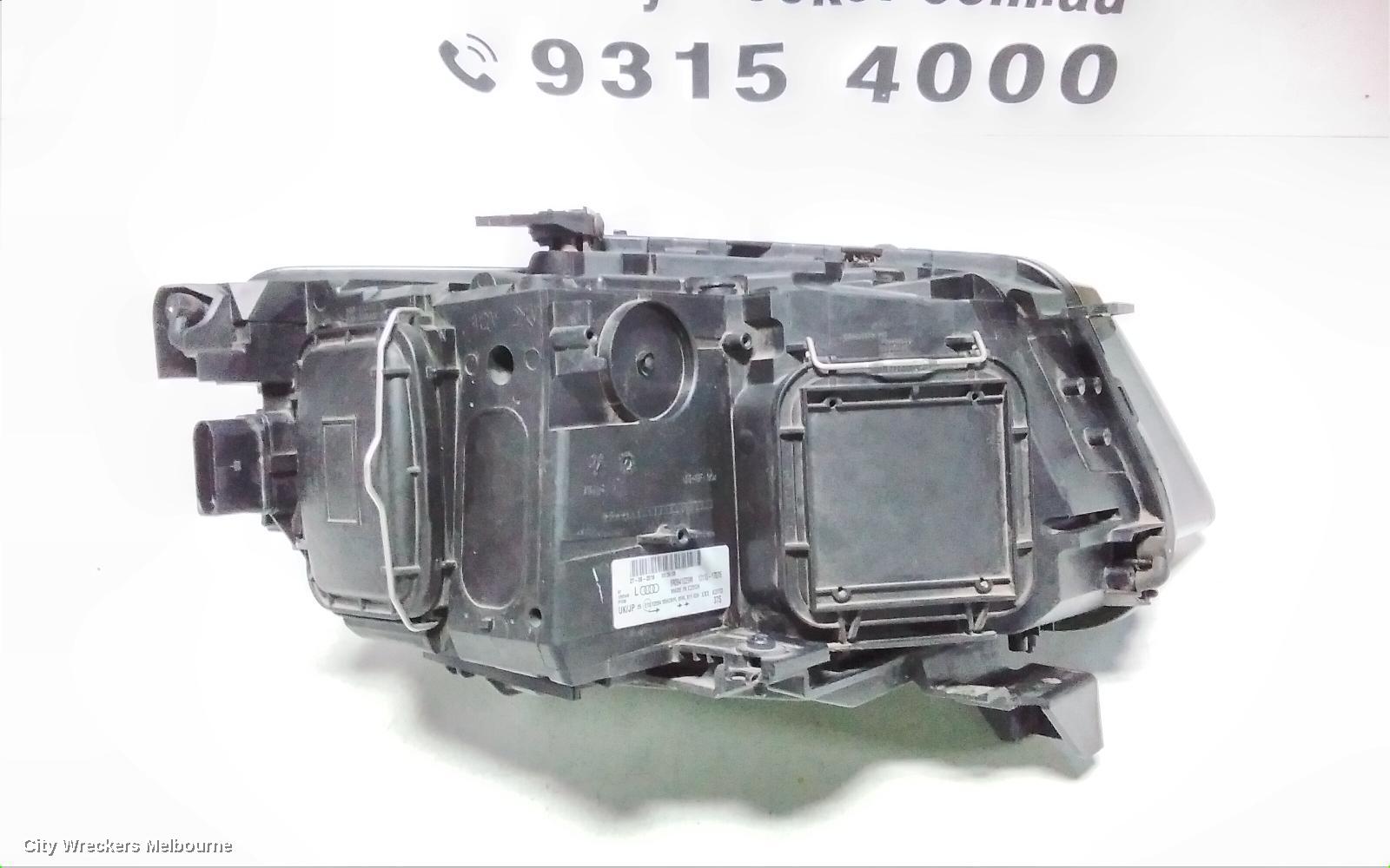 AUDI Q5 LEFT HEADLAMP, 8R, HALOGEN TYPE, 03/2009 - 10/2012