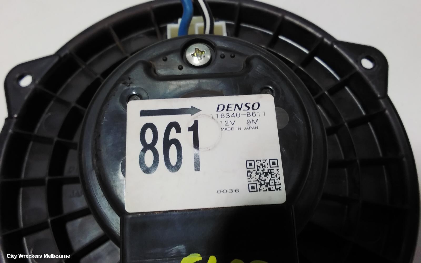 MITSUBISHI PAJERO HEATER FAN MOTOR, FRONT, NS-NX, 11/2006 ONWARDS
