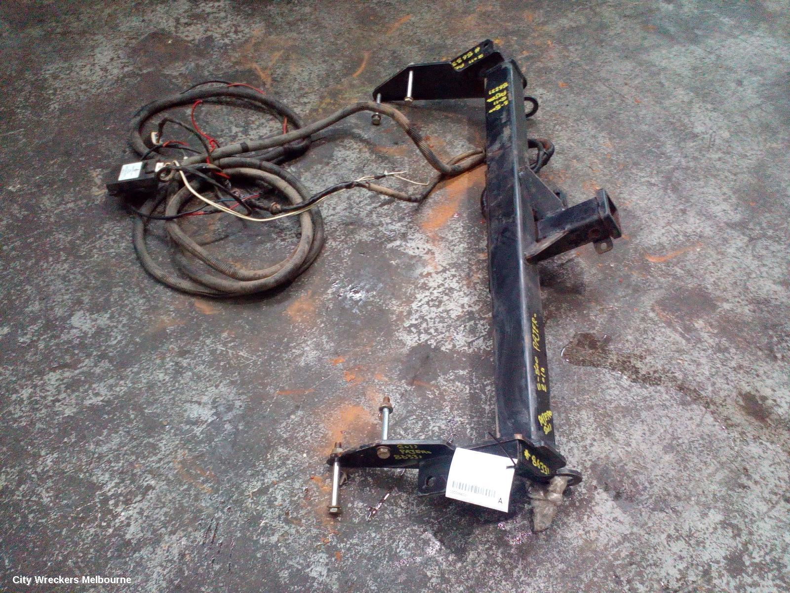 MITSUBISHI PAJERO TOWBAR, NS-NW, FACTORY, 11/2006 ONWARDS