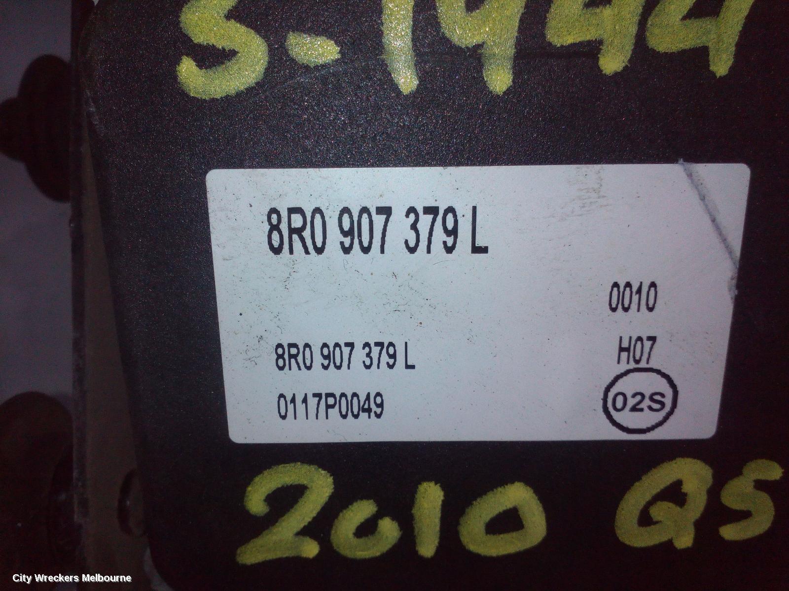 AUDI Q5 ABS PUMP/MODULATOR, 8R, P/N 8R0614517L, 03/2009 - 01/2017
