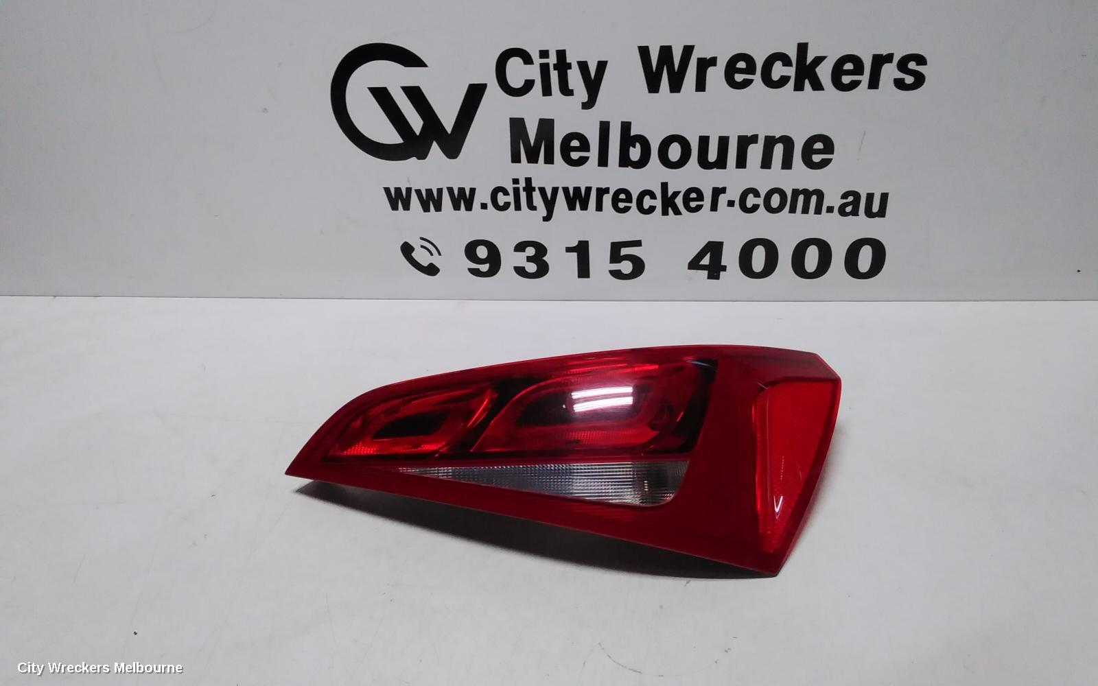 AUDI Q5 LEFT TAILLIGHT, IN TAILGATE, 8R, STANDARD TYPE, 03/2009 - 01/2017