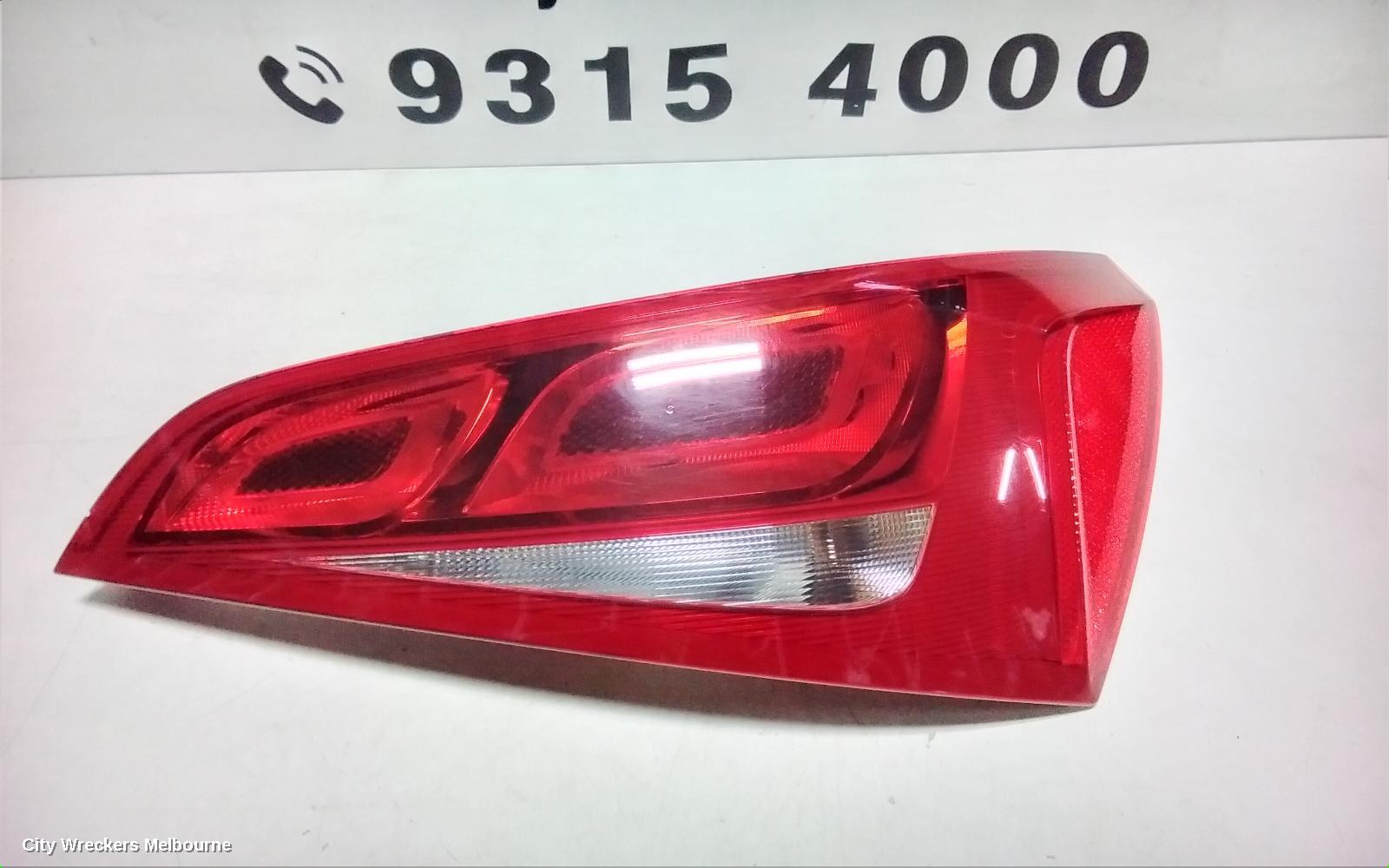 AUDI Q5 LEFT TAILLIGHT, IN TAILGATE, 8R, STANDARD TYPE, 03/2009 - 01/2017