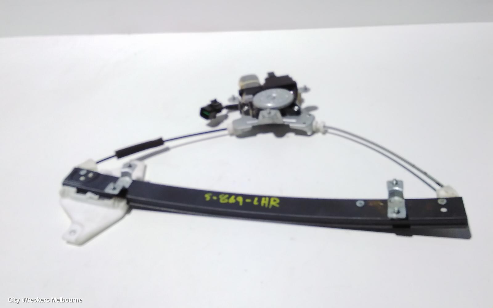 HOLDEN CAPTIVA LEFT REAR WND REG/MOTOR, CG, CAPTIVA 5 (VIN KL3D), DOOR REG ASSY (REG AND MOTOR), 11/2009 - 06/2018