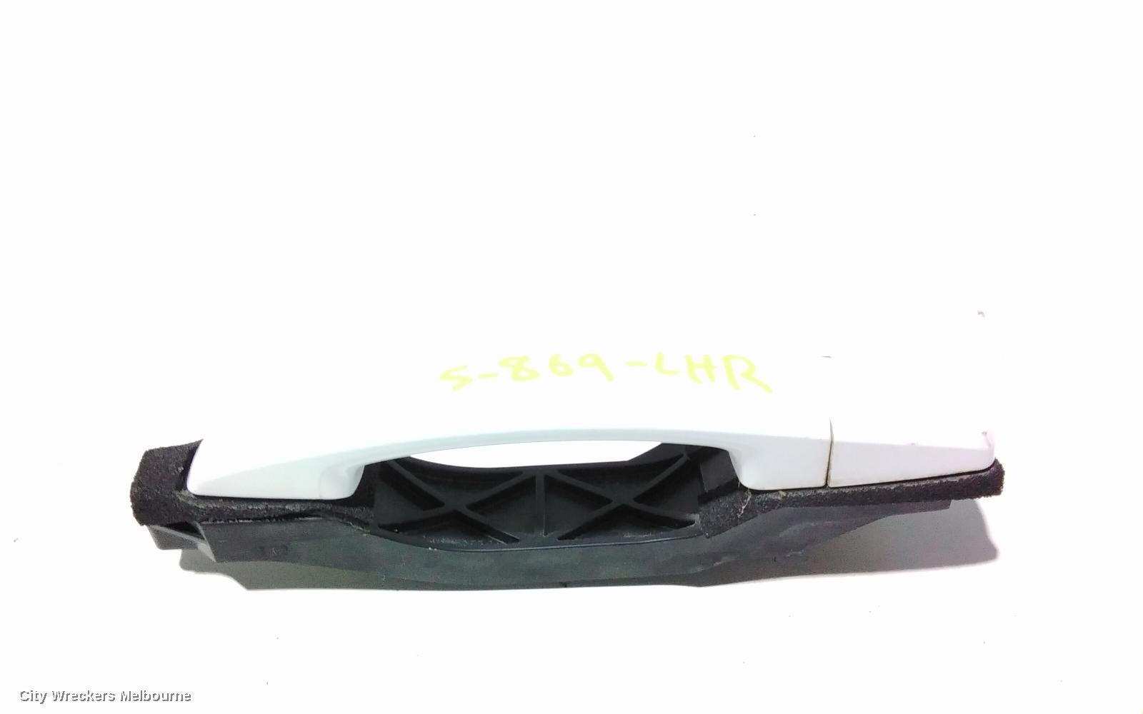 HOLDEN CAPTIVA DOOR HANDLE, OUTER, LH REAR, CG, CHROME, CAPTIVA 5 (4TH VIN = D), 01/2011 - 06/2018