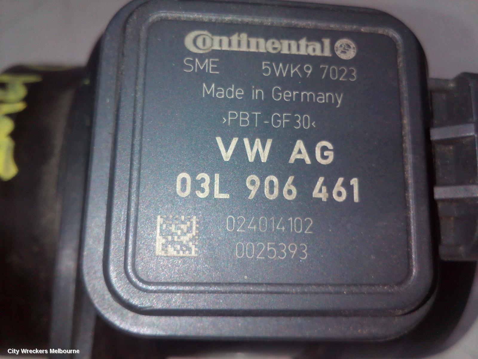 VOLKSWAGEN CADDY AIR FLOW METER, 1.6, DIESEL, 2K, 08/2010 - 06/2015