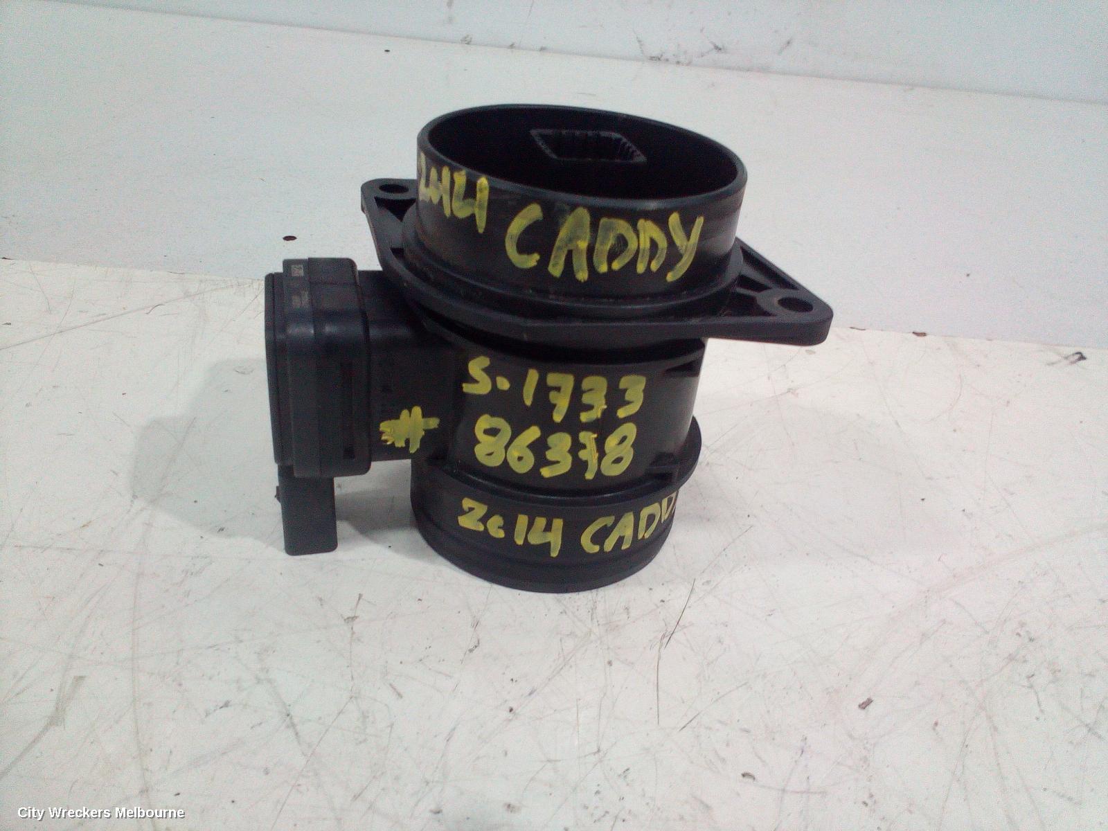 VOLKSWAGEN CADDY AIR FLOW METER, 1.6, DIESEL, 2K, 08/2010 - 06/2015